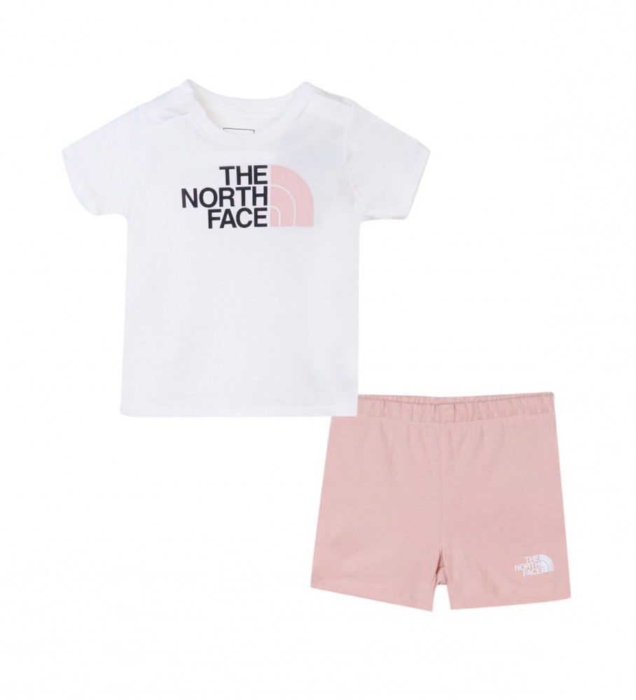 The North Face Conjunto de verano blanco, rosa
