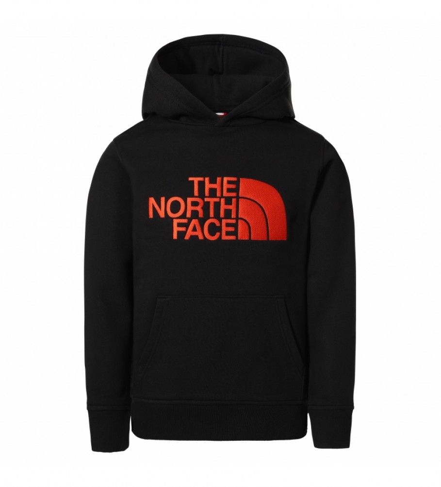 The North Face Drew Peak sweatshirt black, red