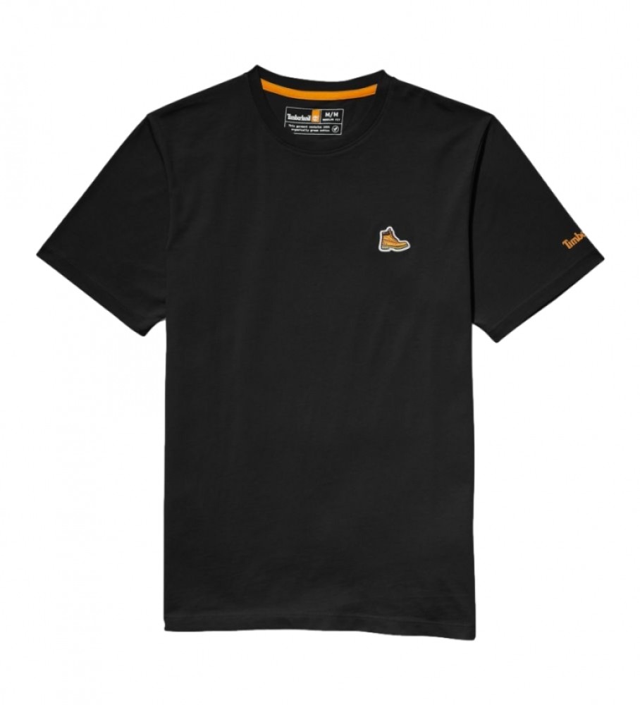 Timberland T-shirt com o logótipo da bota preta