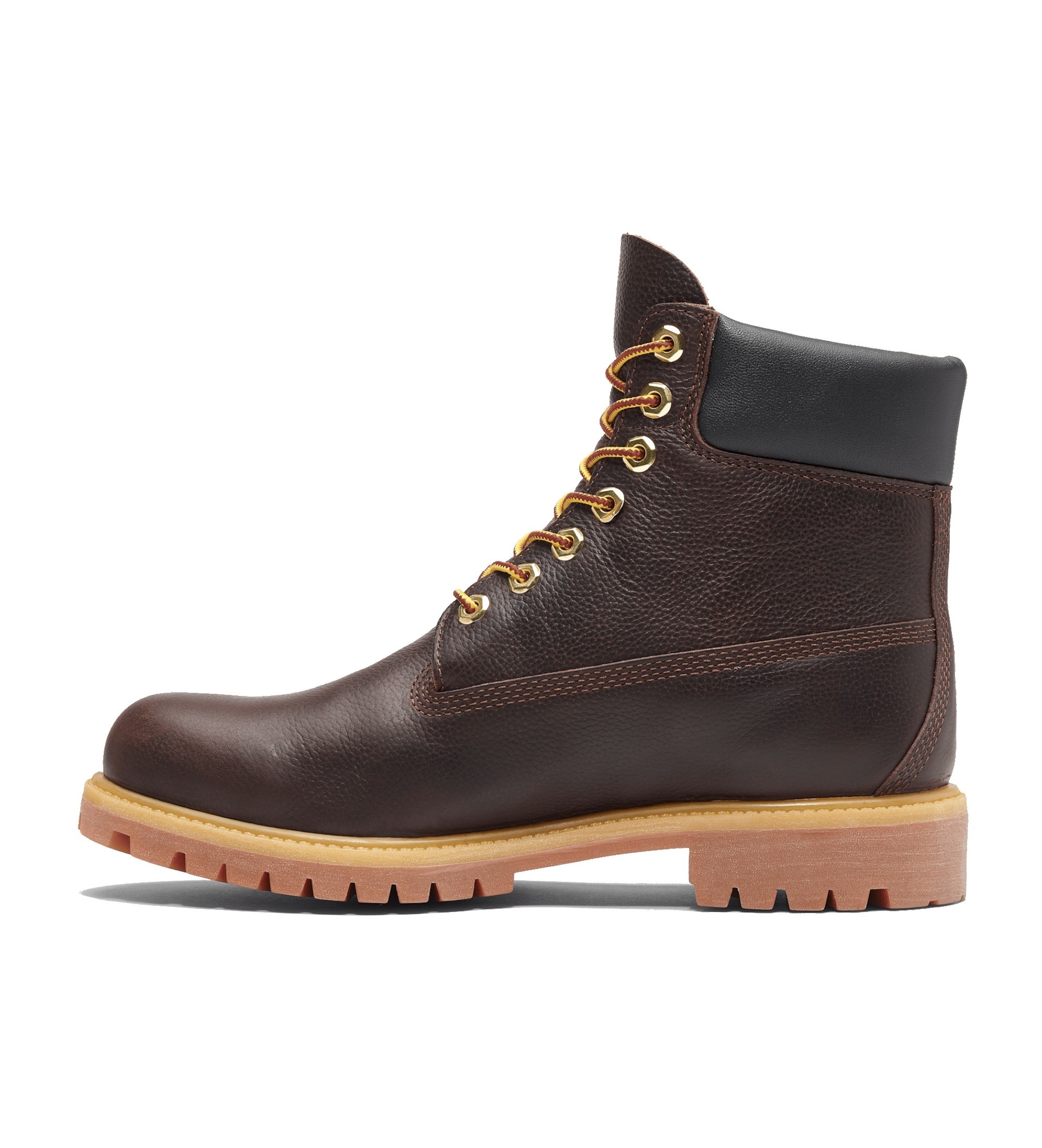 Timberland Stivali in pelle marrone premium da 6 pollici