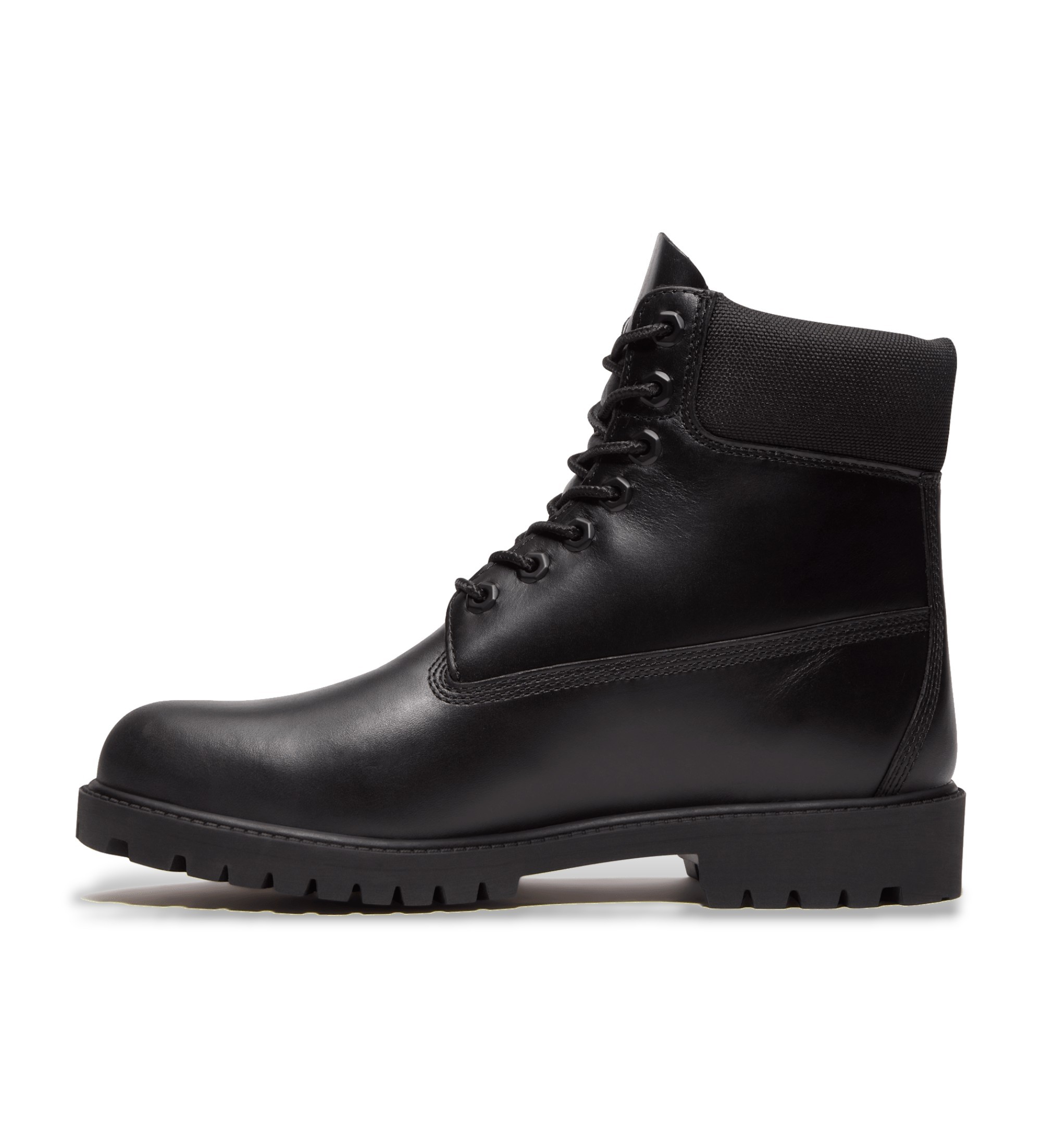 Timberland Botas de piel impermeables con cierre de cordones 6-Inch Heritage negro