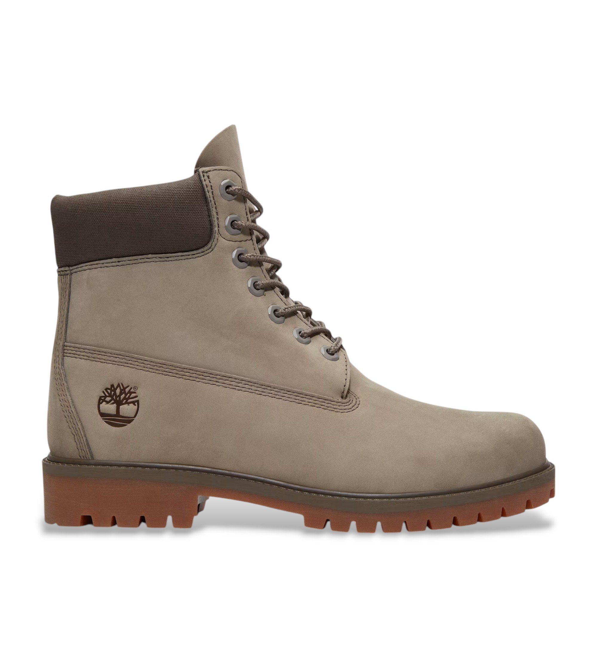 Timberland Stivali Heritage da 6 pollici in pelle impermeabile con lacci in verde