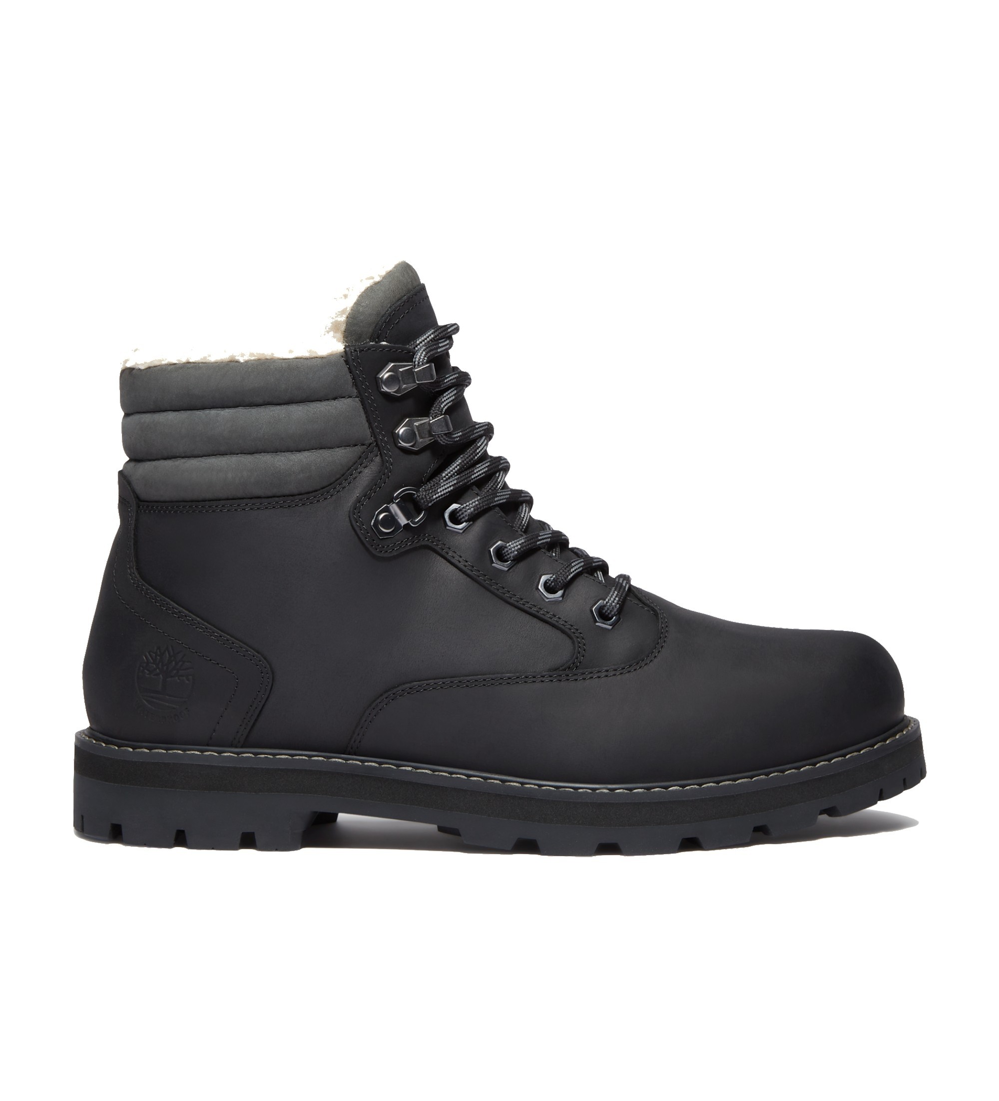 Timberland Britton Road Bottes en cuir impermables avec doublure chaude Noir