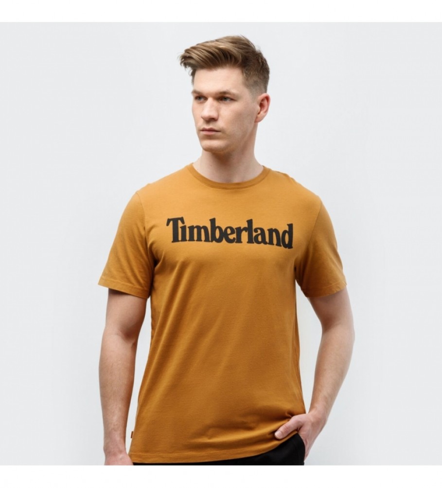 Timberland T-shirt Kennebec River moutarde