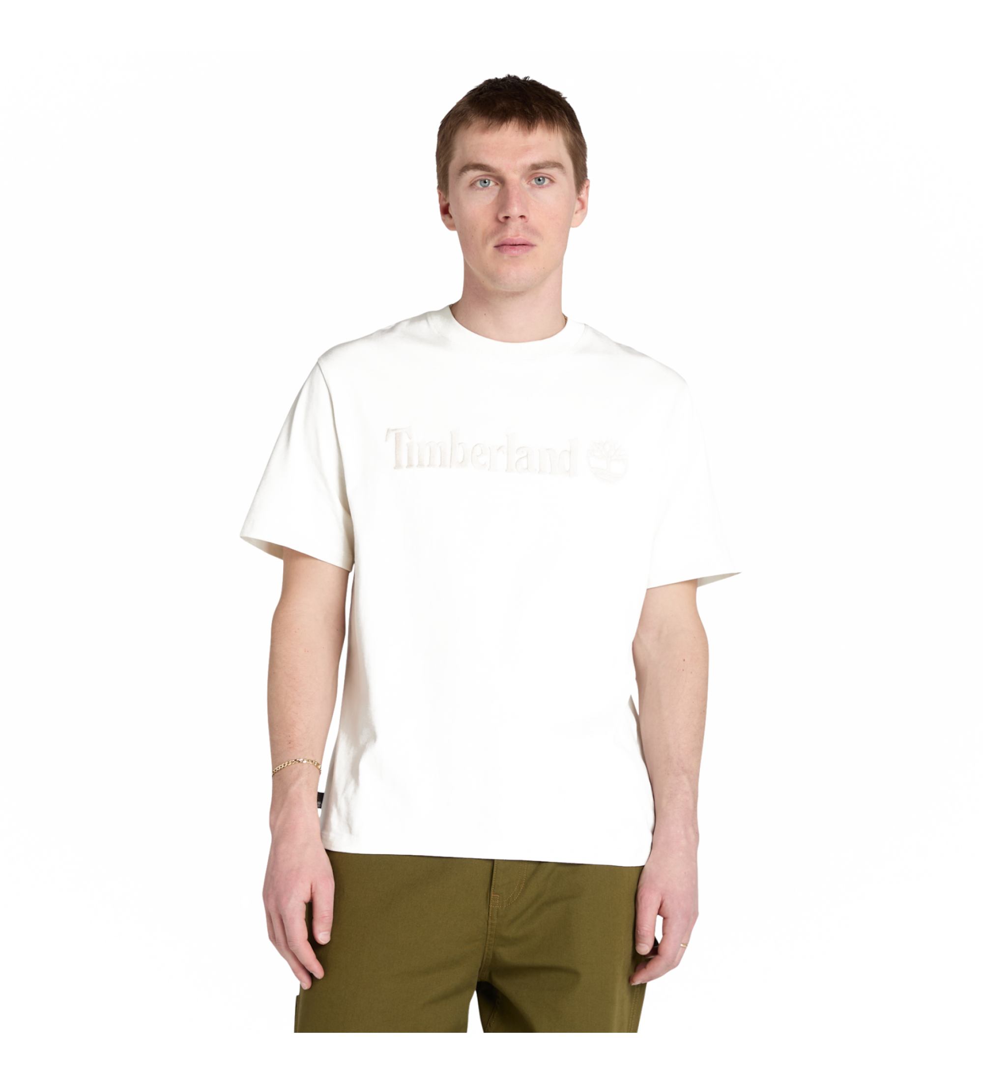 Timberland T-shirt Hampthon branca