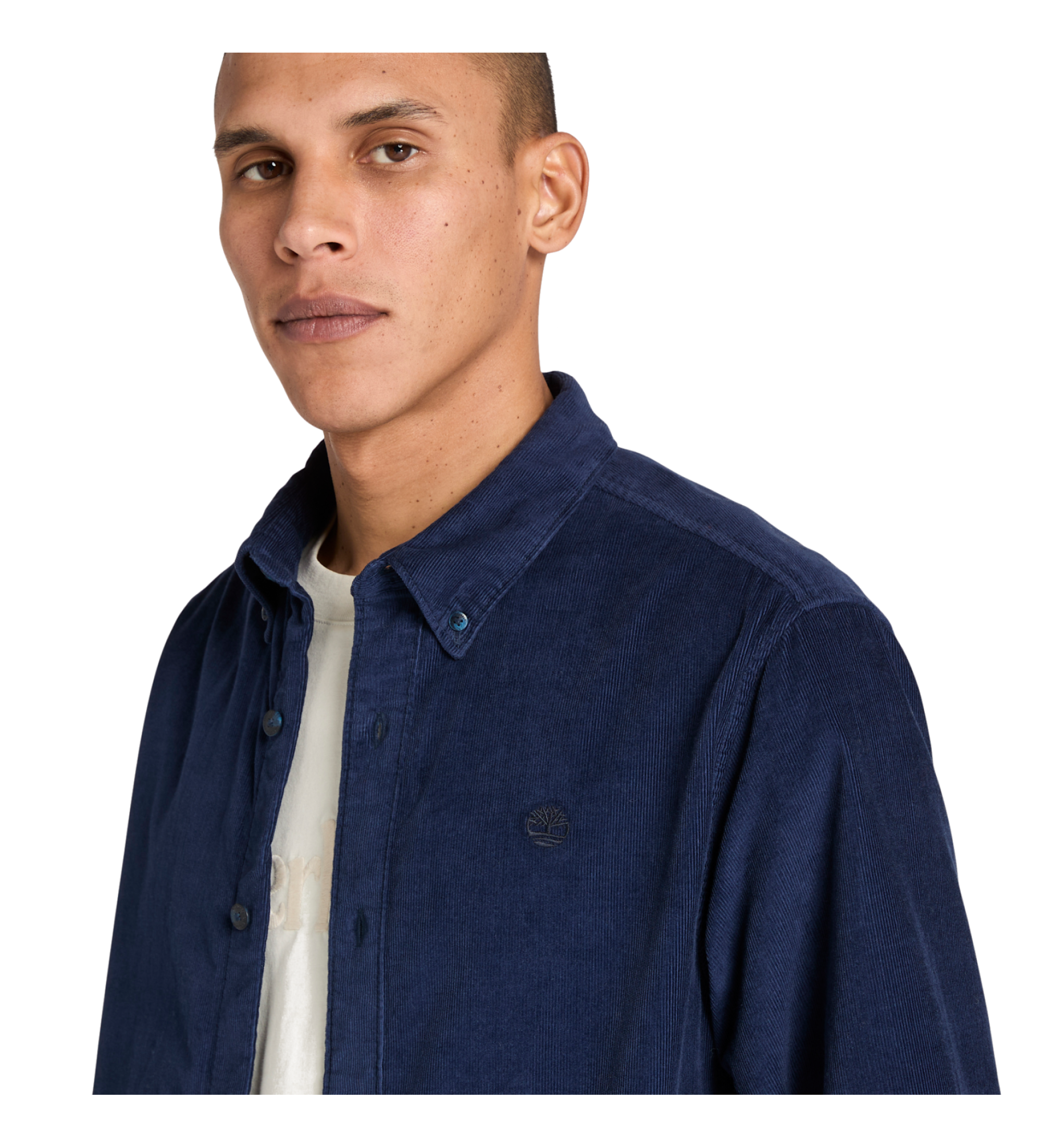 Timberland Chemise en velours côtelé marine Timberland Chemise en velours côtelé marine