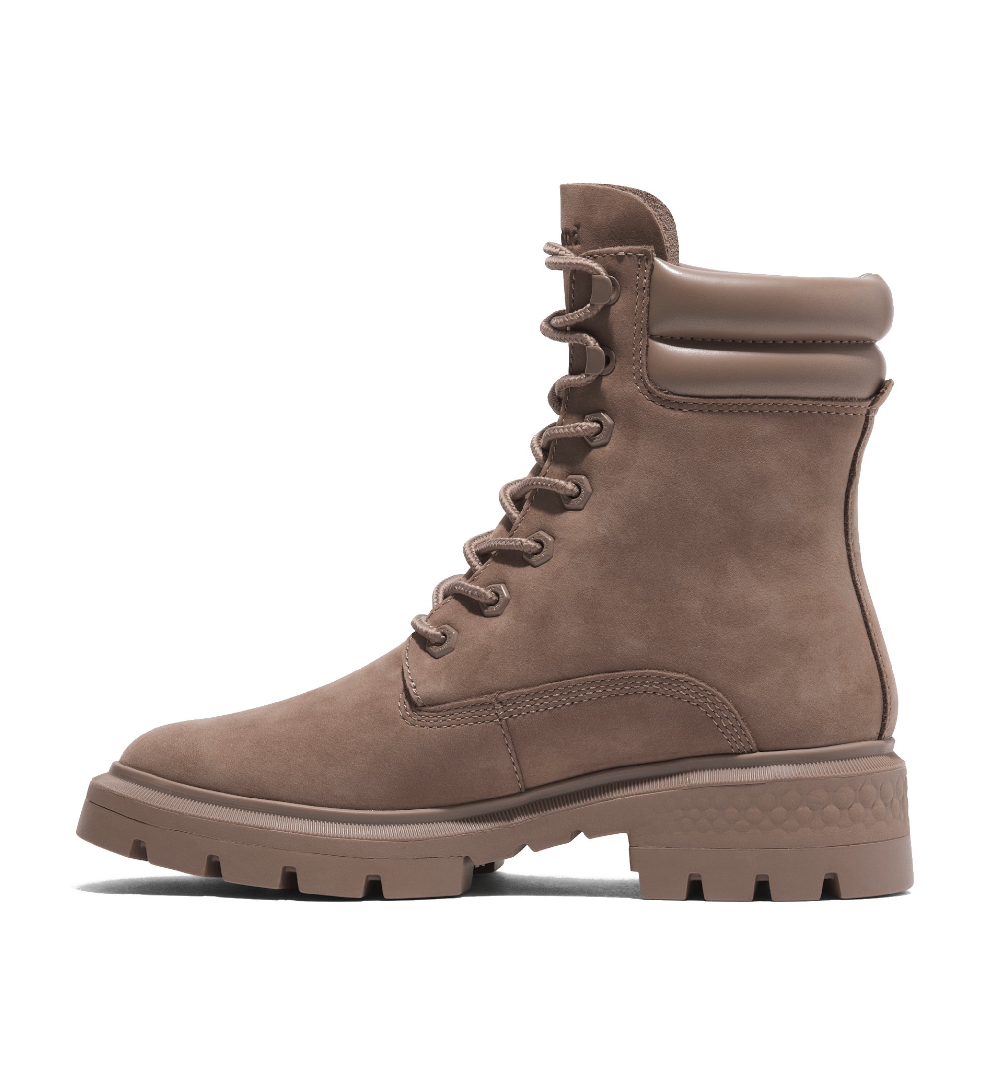 Timberland Botas de piel de media caa impermeables con cordones Cortina Valley taupe