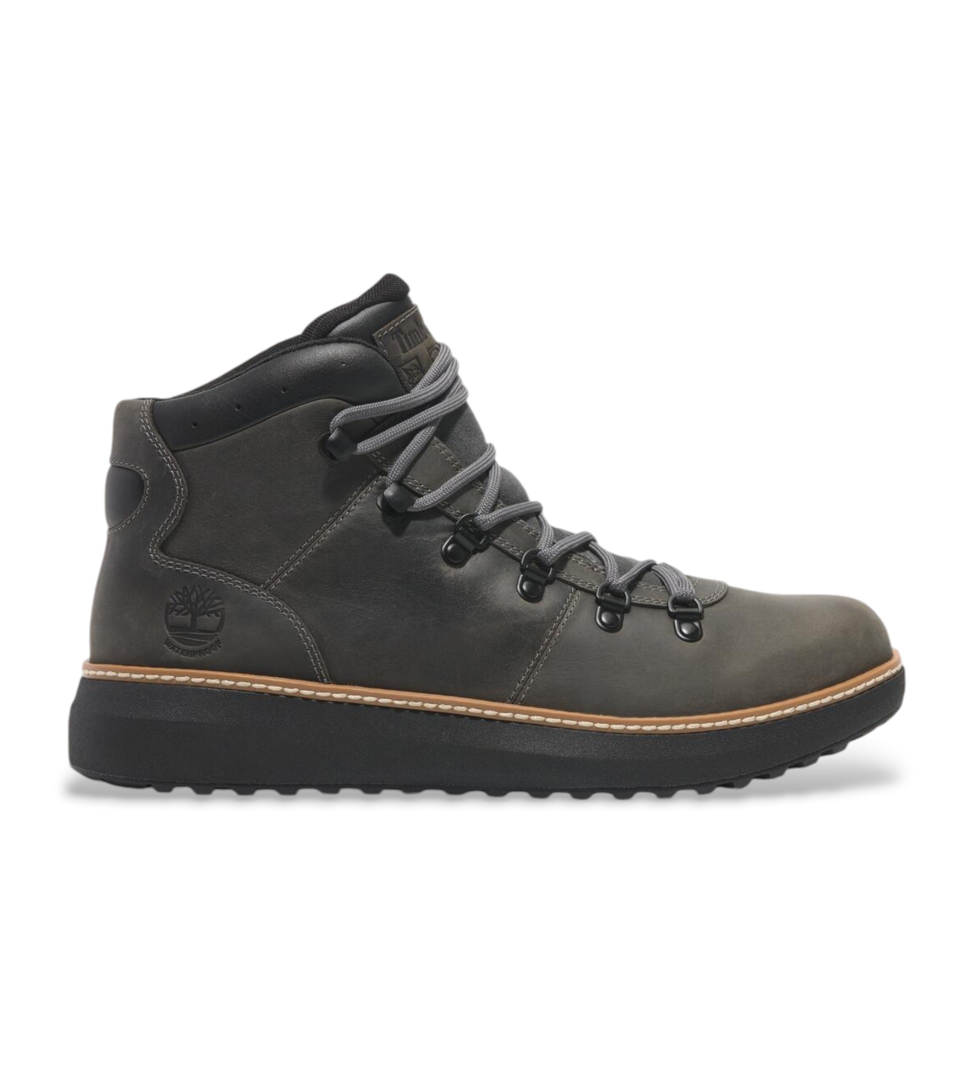 Timberland Botines Chukka de piel Hudson Road Mid gris