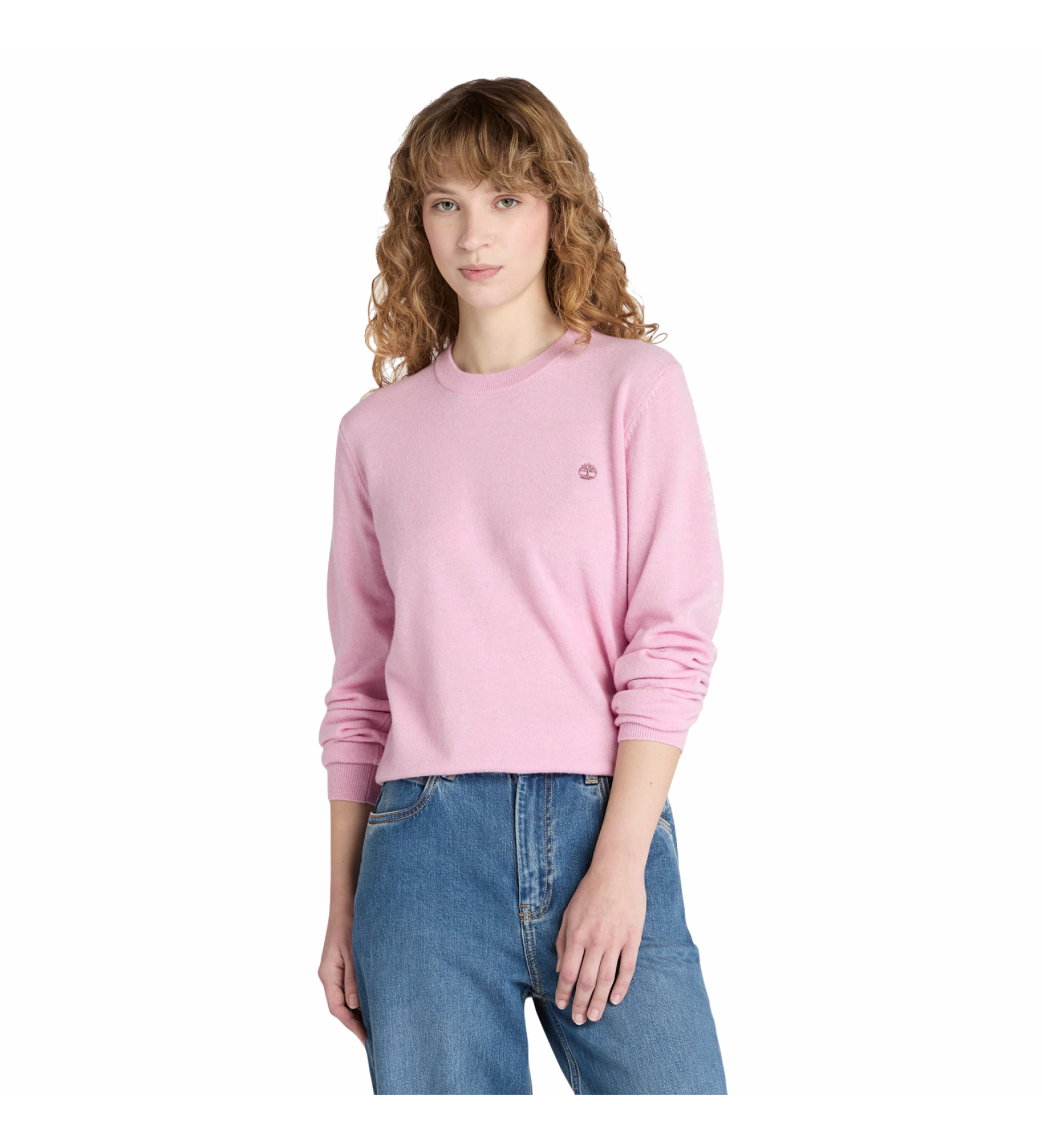 Timberland Merino-trøje lyserød Timberland Merino-trøje lyserød