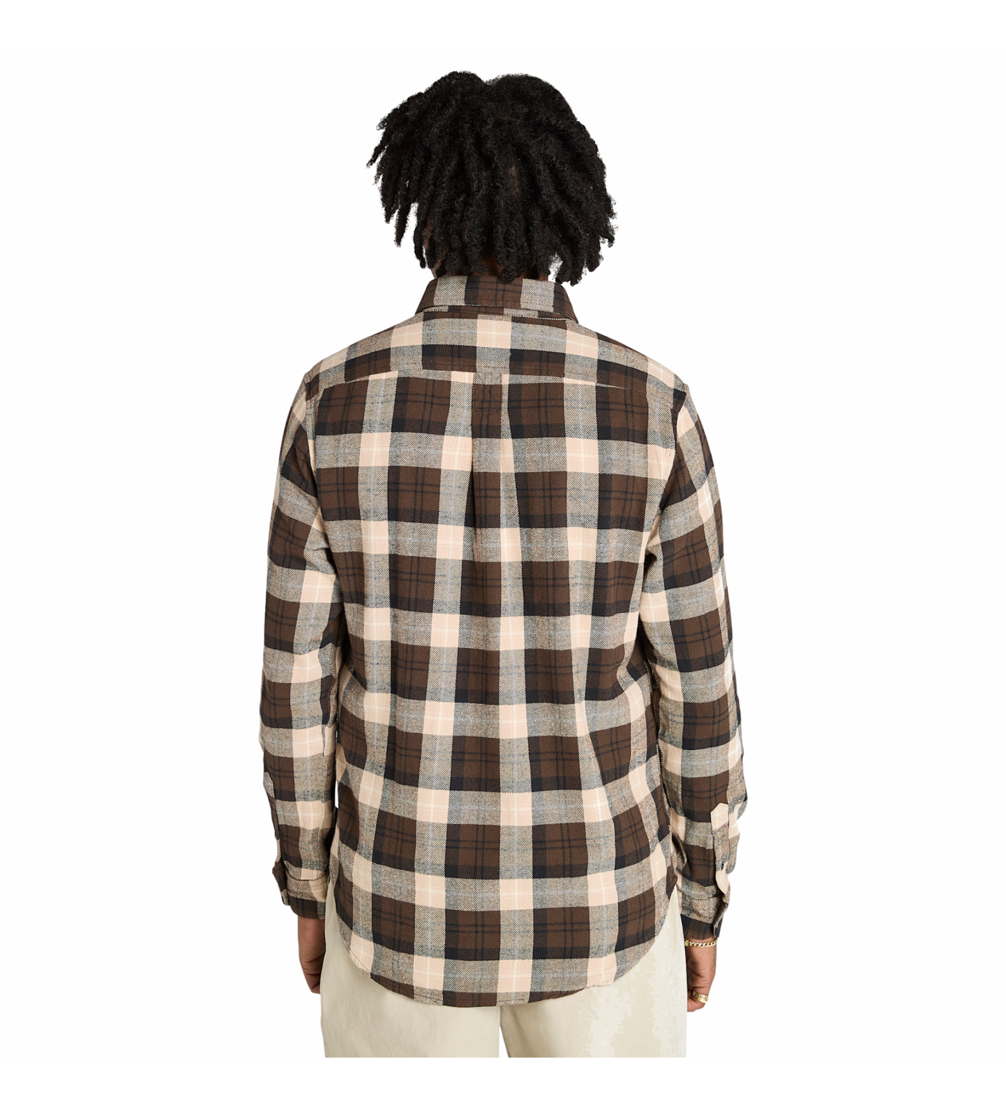 Timberland Chemise en flanelle à carreaux marron Esdemarca Store