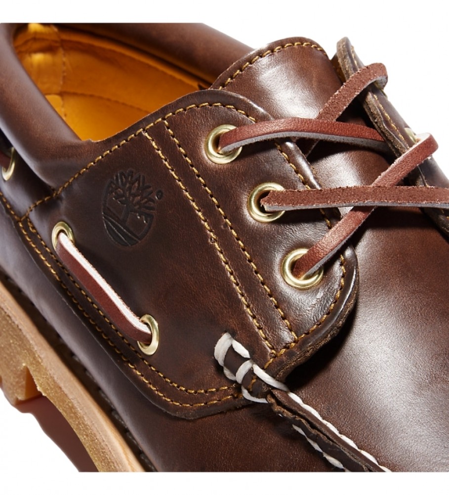 Timberland Nautica Authentics 3 Eye Classic Lug marrone