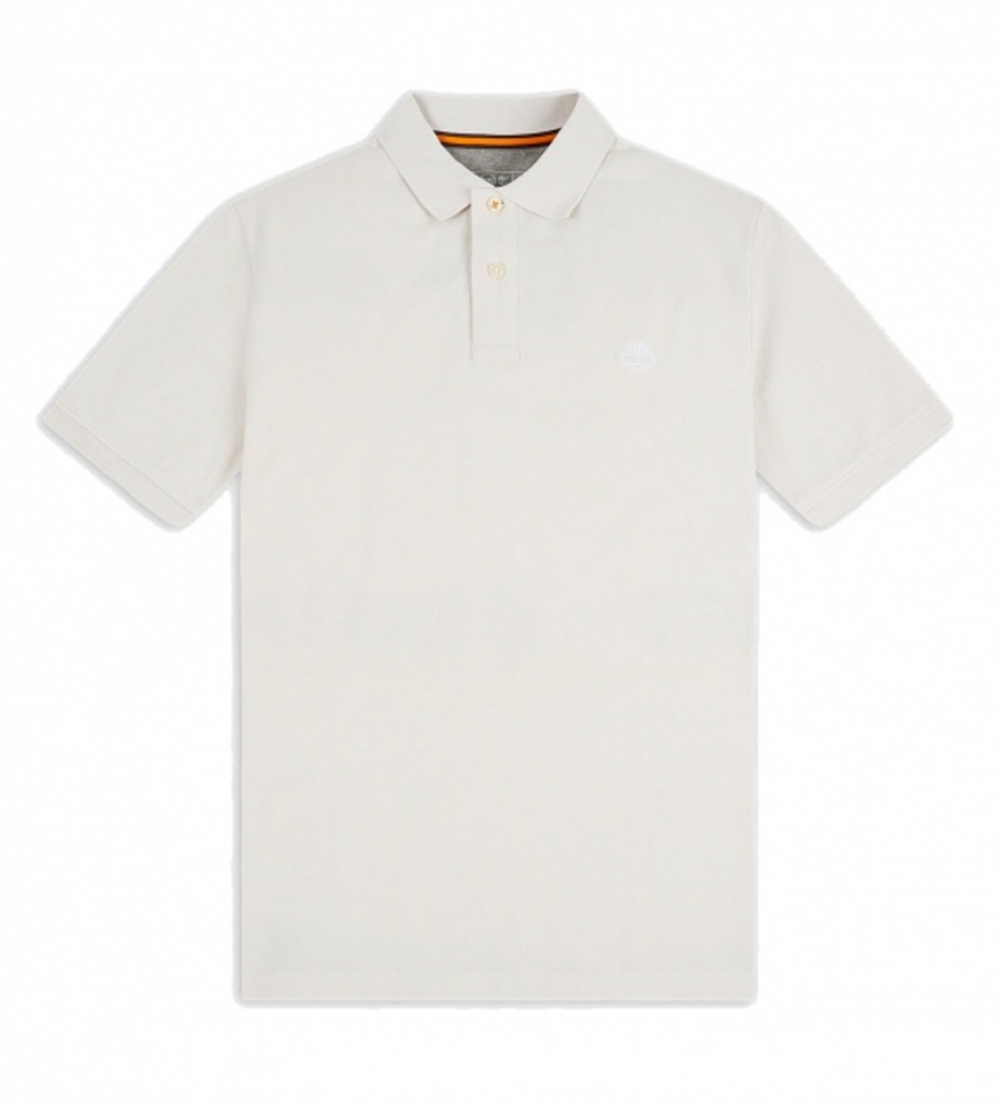 Timberland SS MR regular polo shirt white