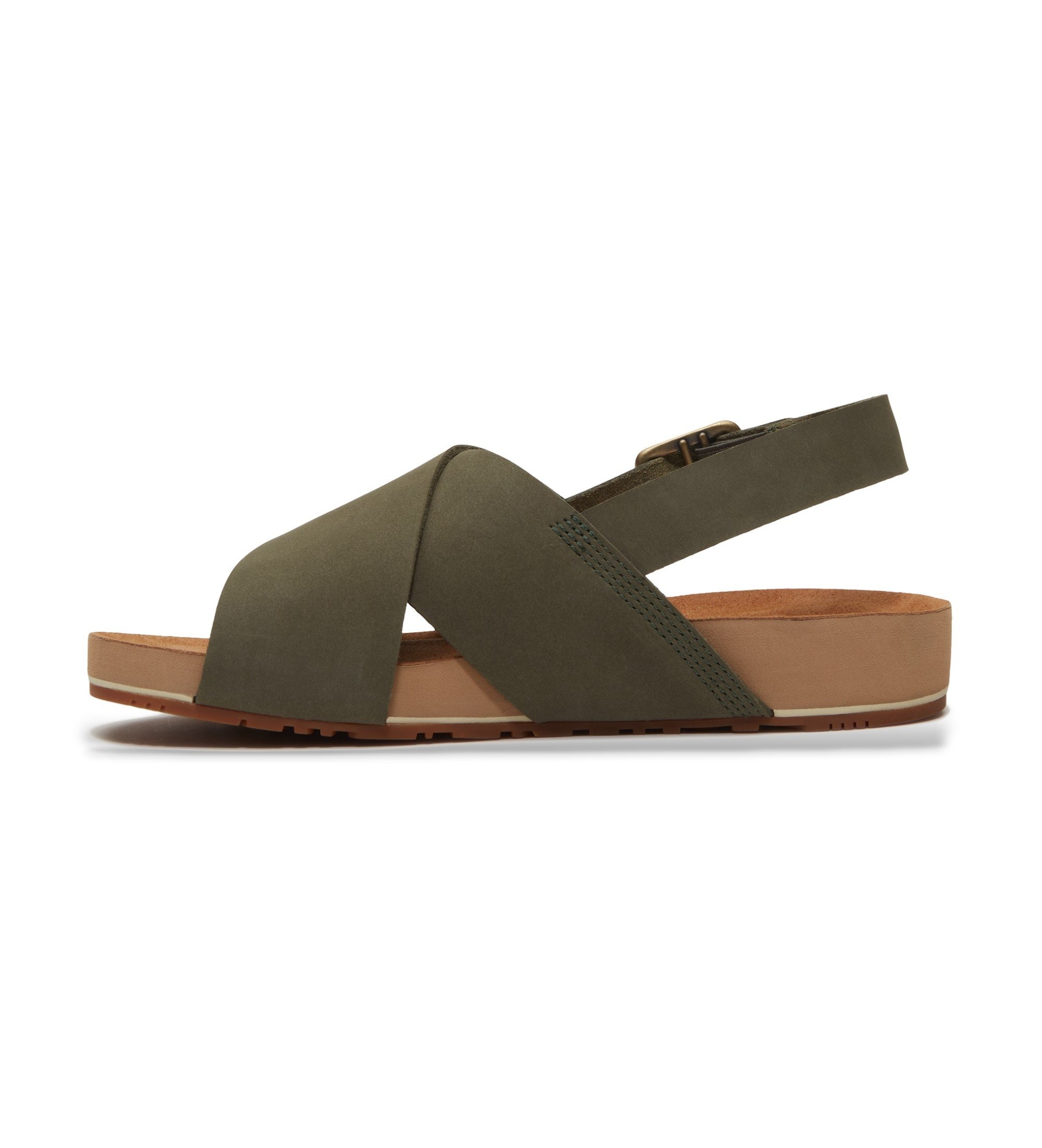 Timberland Malibu Waves green leather sandals