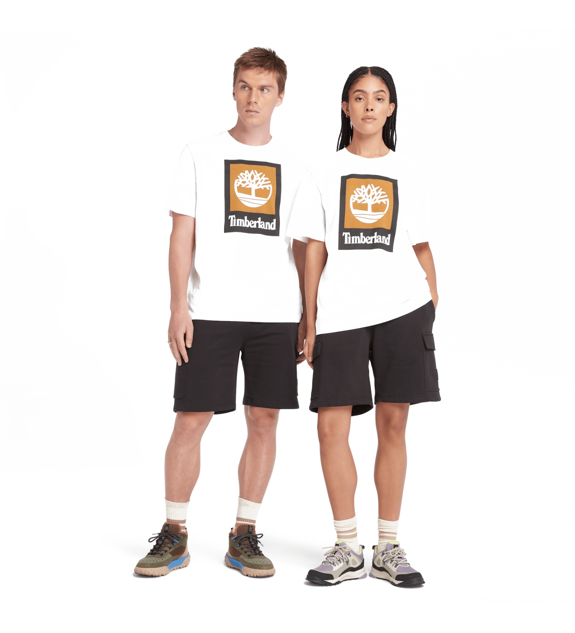 Timberland Koszulka unisex z białym pionowym logo