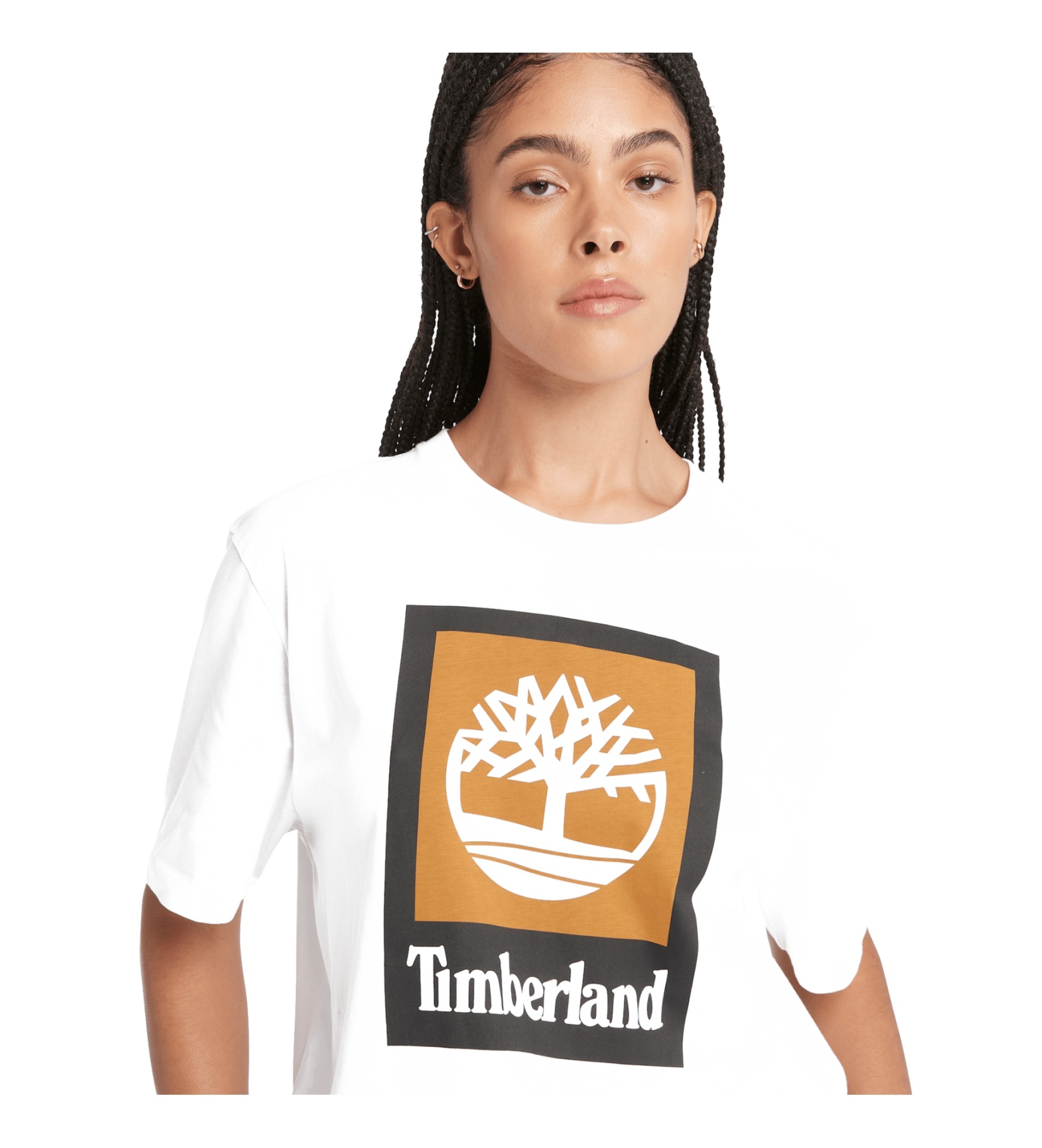 Timberland Koszulka unisex z białym pionowym logo