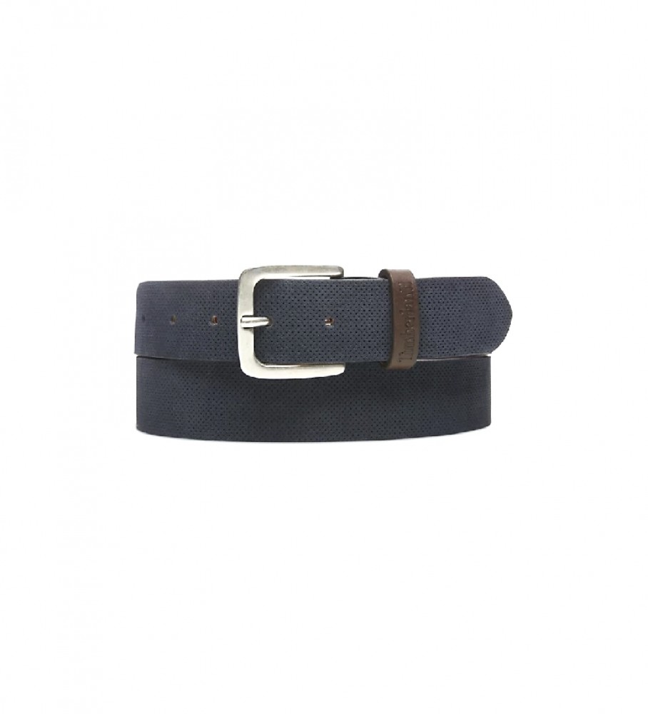 Timberland Leather belt 0A1BYJ4101 Navy