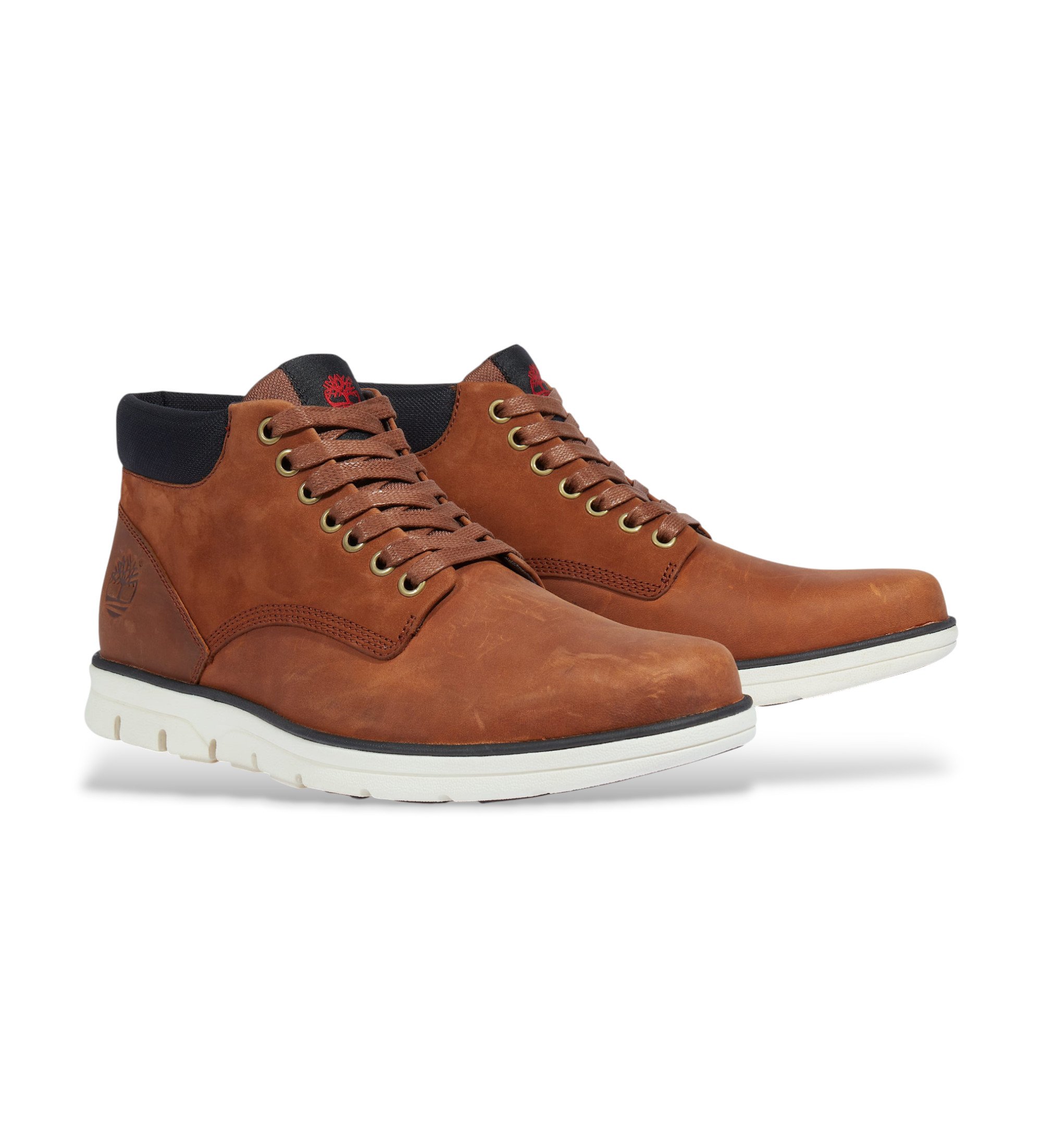 Bradstreet Chukka Baskets hautes en cuir brun foncé