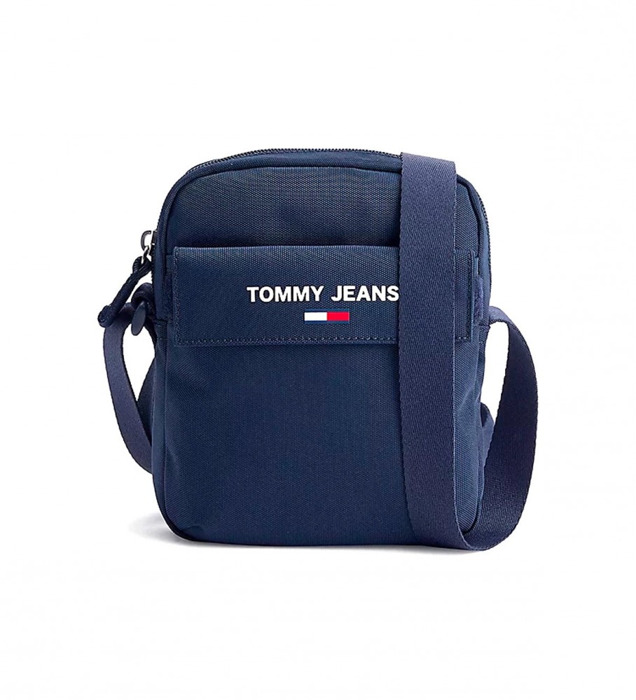 Tommy Hilfiger Essential shoulder bag with blue logo - 15x5x19cm 