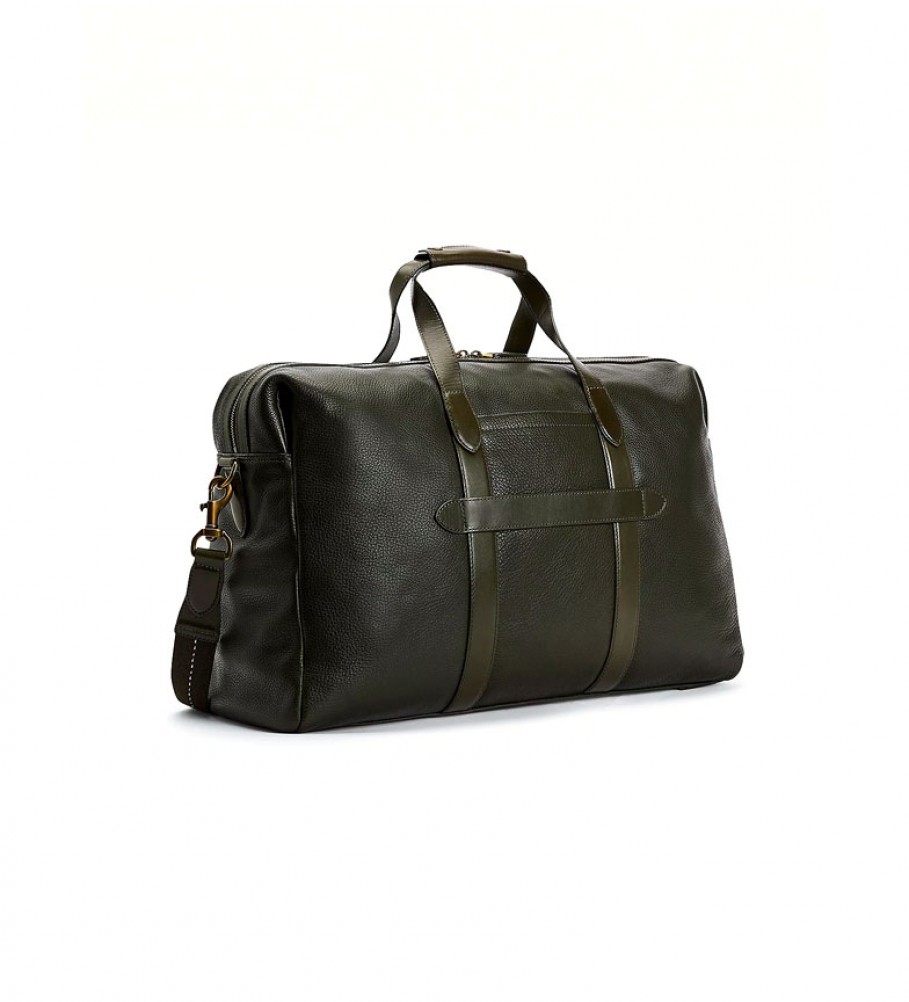 leder duffle bolsa