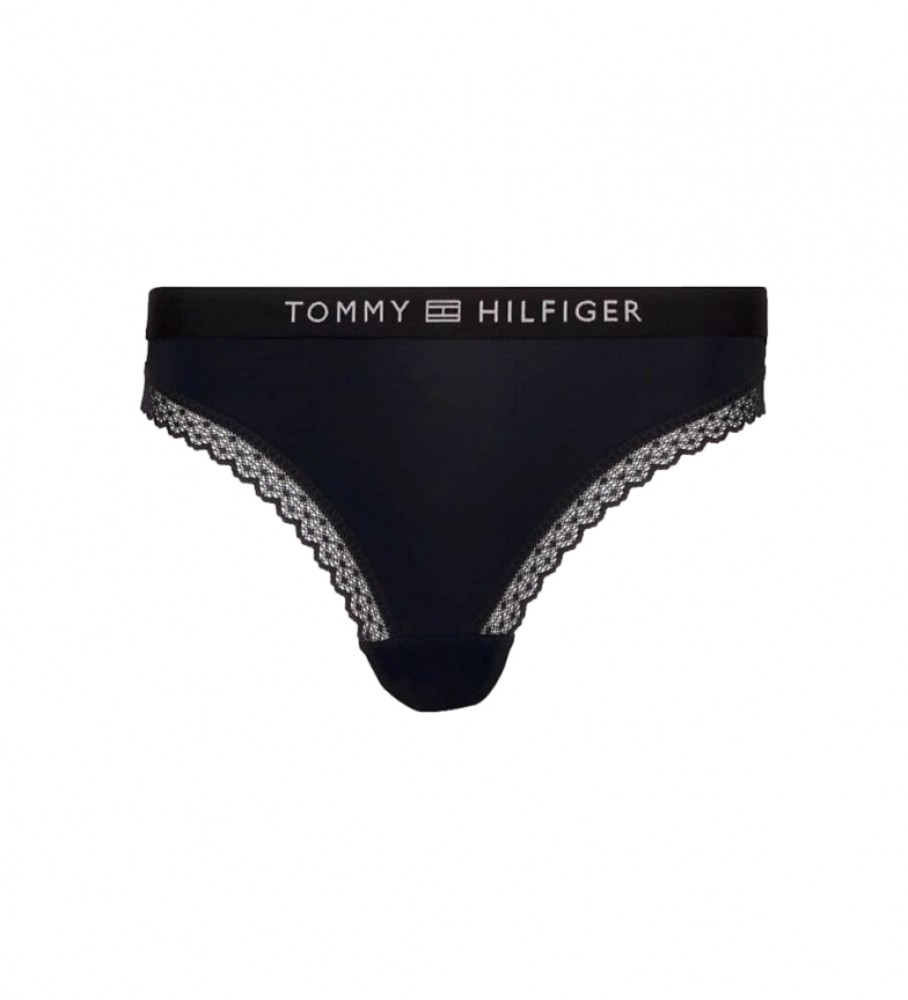 Tommy Hilfiger Panties with tonal lace and navy logo - ESD Store fashion,  footwear and accessories - best brands shoes and designer shoes