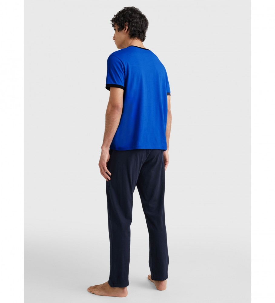 Tommy Hilfiger Camiseta Color Block Con Azul - Tienda Esdemarca calzado, y complementos - zapatos de marca y zapatillas marca