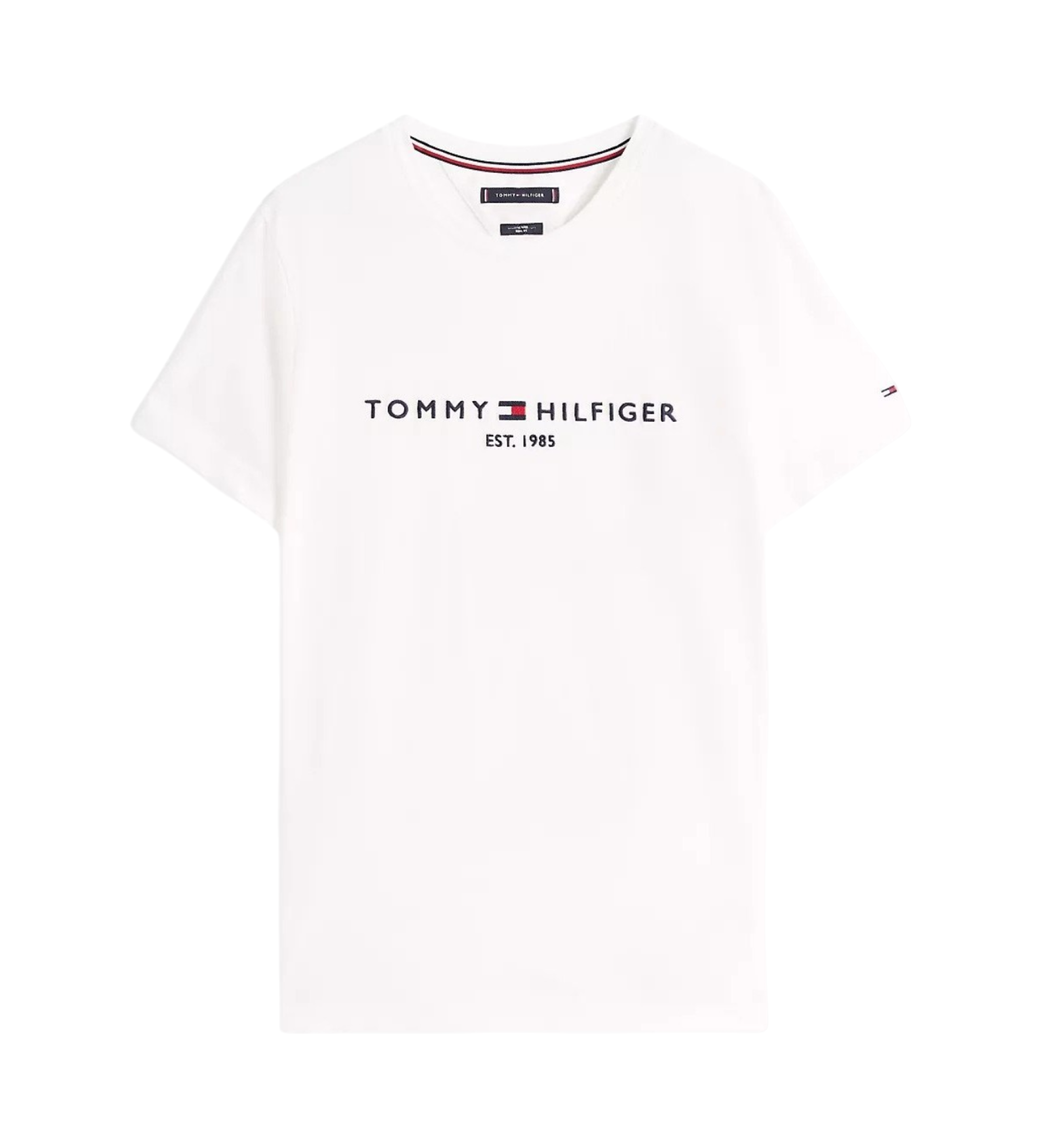 Tommy Hilfiger T-shirt with white logo - Esdemarca Store