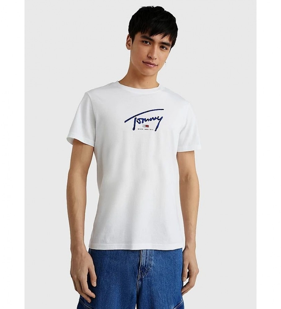 Tommy Jeans T-shirt Slim fit blanc
