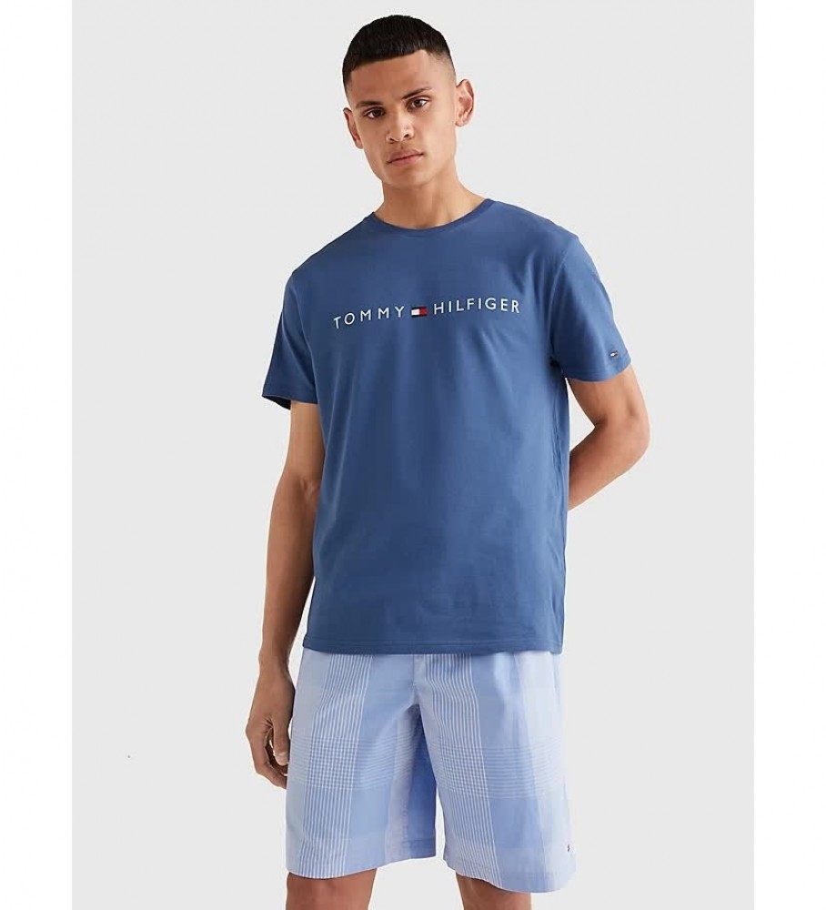 Tommy Hilfiger T-shirt à logo bleu marine
