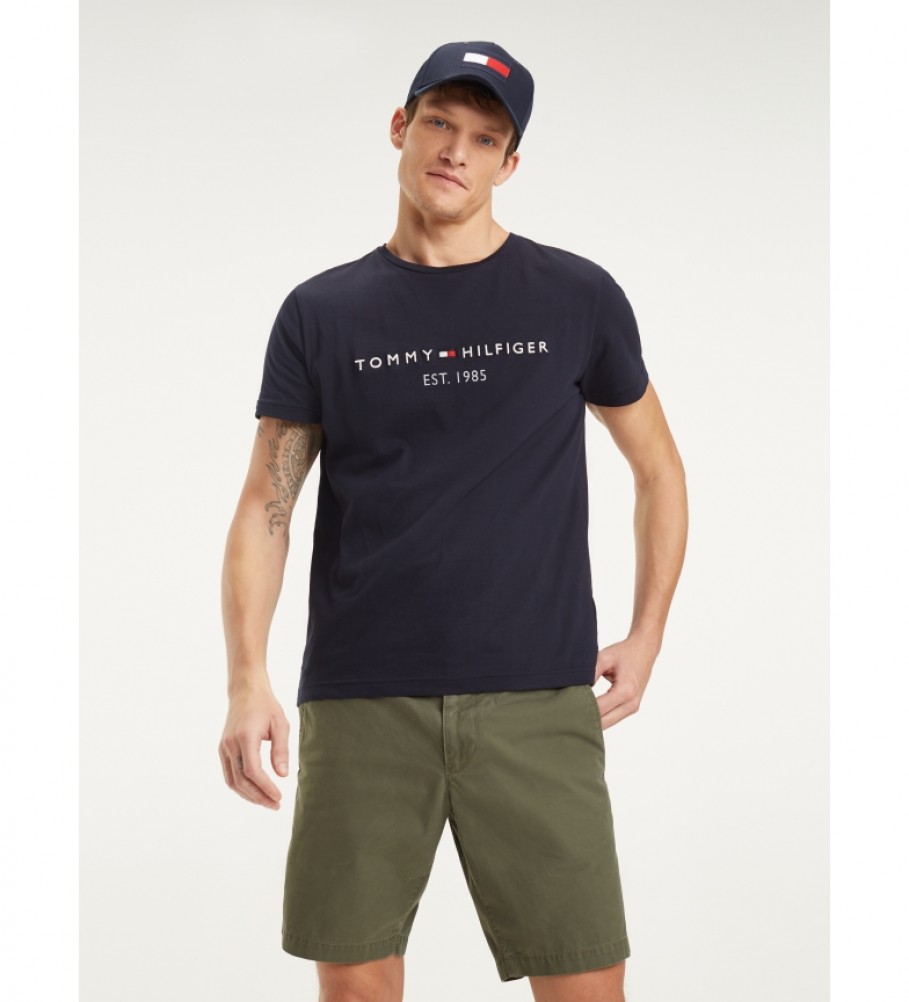 Tommy Hilfiger T-shirt con logo Navy Core