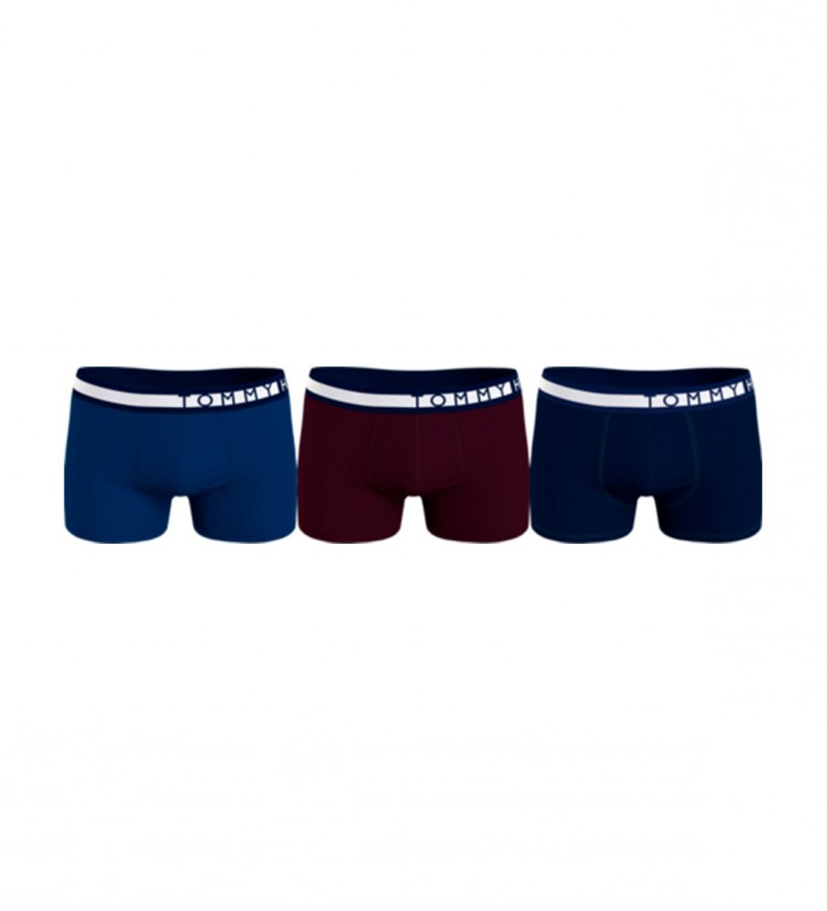 Tommy Jeans Pack de 3 boxers negro, marino, azul