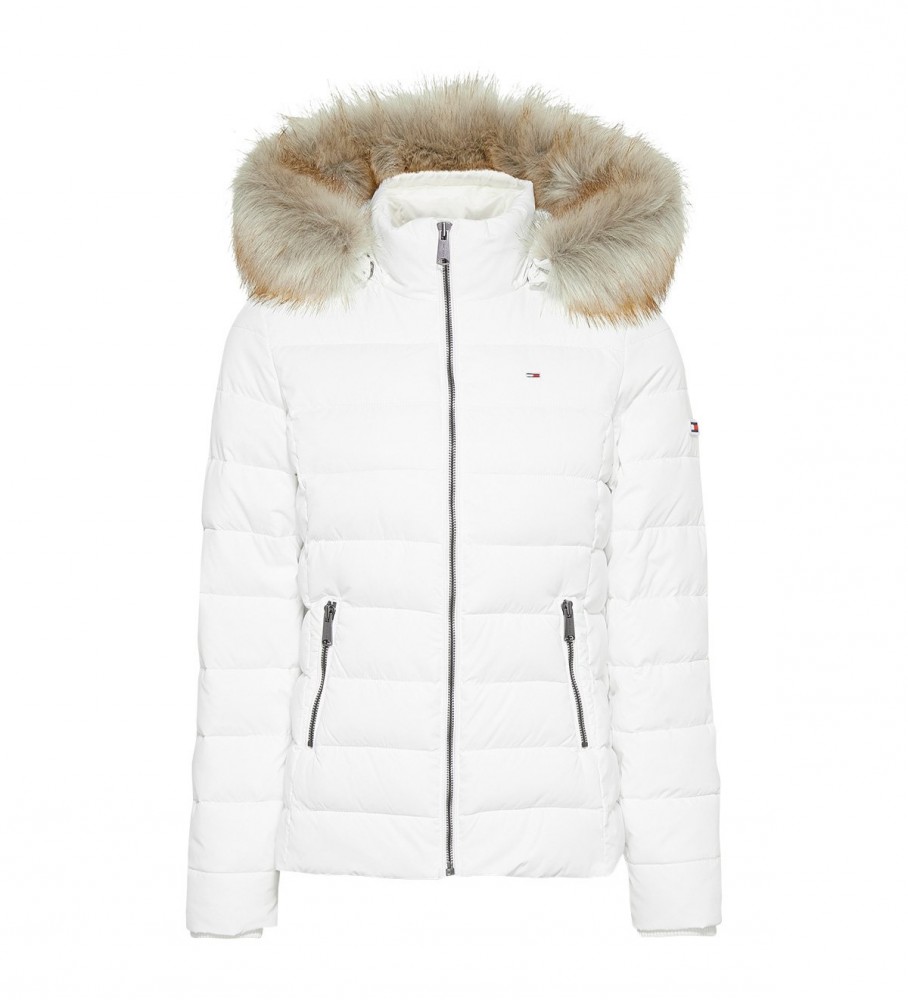 Tommy Hilfiger Plumón Essential Hooded blanco