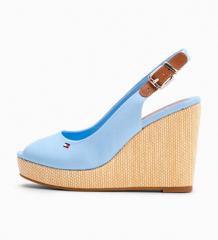 Hilfiger Sandalias Iconic Azul -Altura cuña 10,5cm- - Esdemarca calzado, moda y complementos - de marca y zapatillas de marca