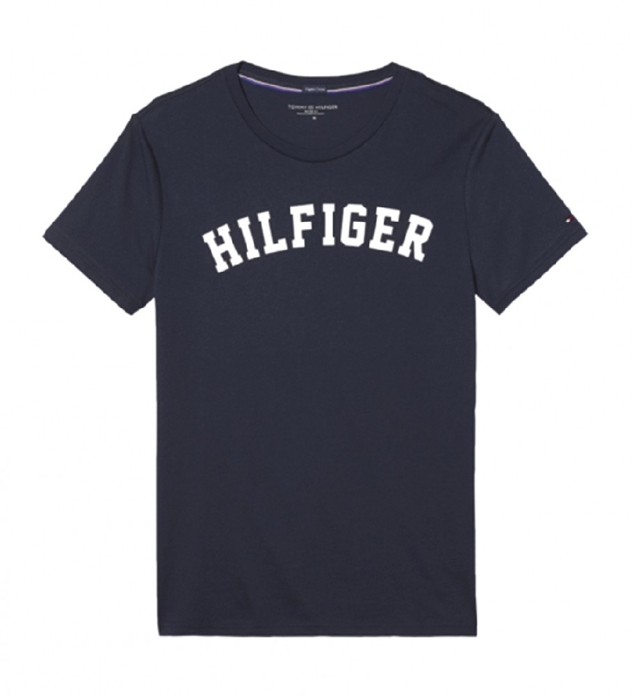Tommy Hilfiger T-shirt blu navy con logo SS