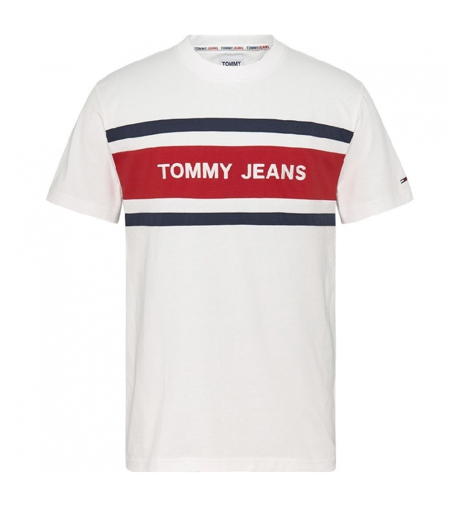 Tommy Hilfiger T-shirt marchiata Tommy bianca