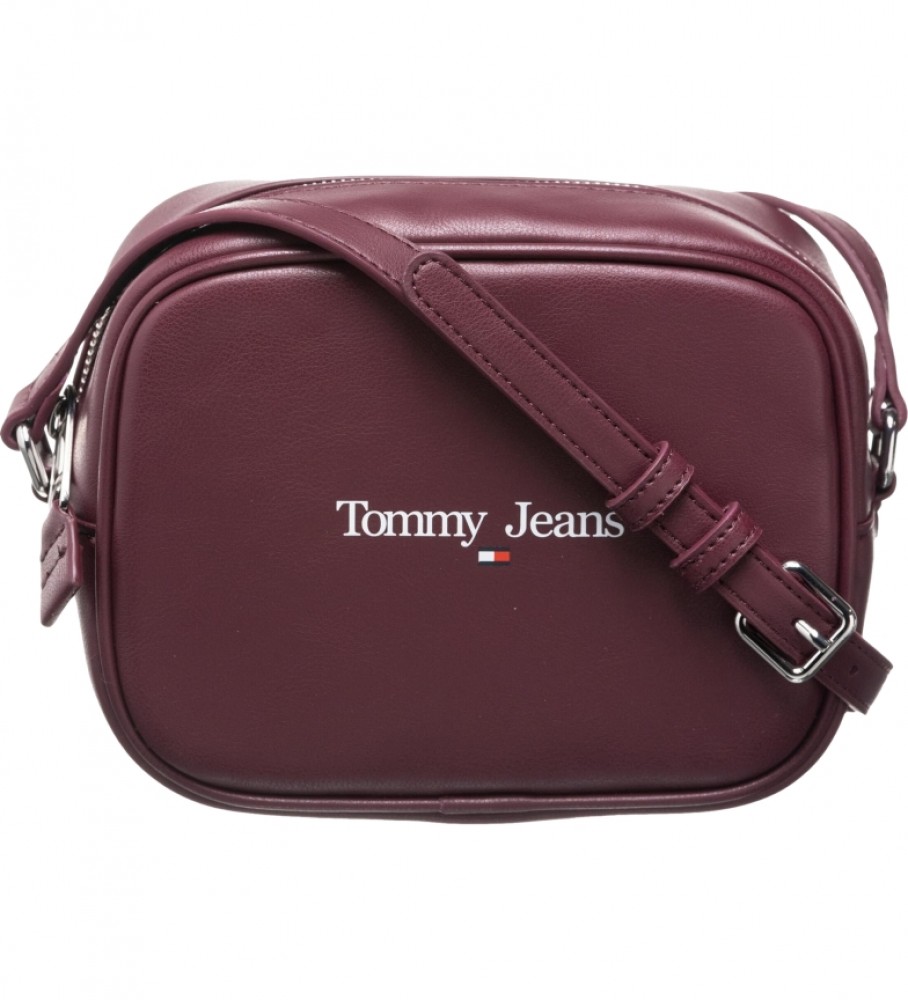 Tommy Jeans Saco de Ombro Essential Burgundy
