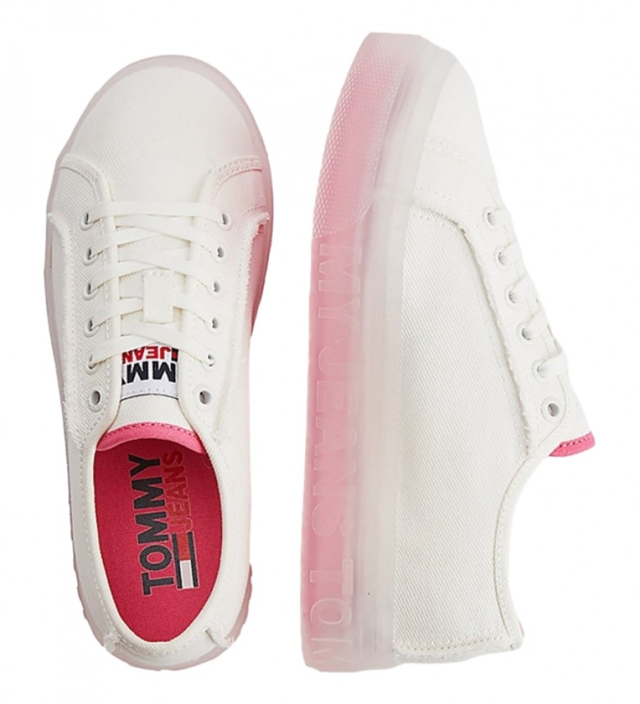 Tommy Hilfiger Zapatillas Tommy Jeans Siren blanco, rosa - Tienda Esdemarca moda y complementos zapatos de marca y zapatillas de marca