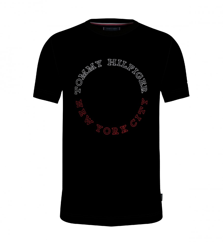Tommy Hilfiger T-shirt Monotype Roundle noir