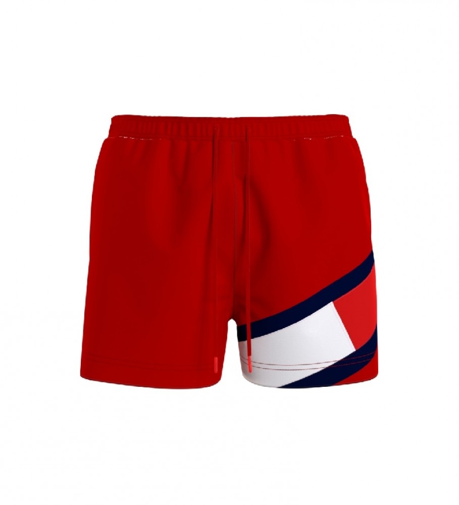Tommy Hilfiger Costume intero Sf Medium Coulisse rosso
