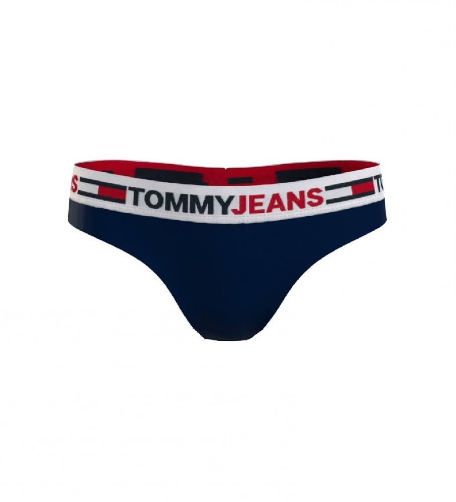 Tommy Hilfiger Thong with logo blue waistband