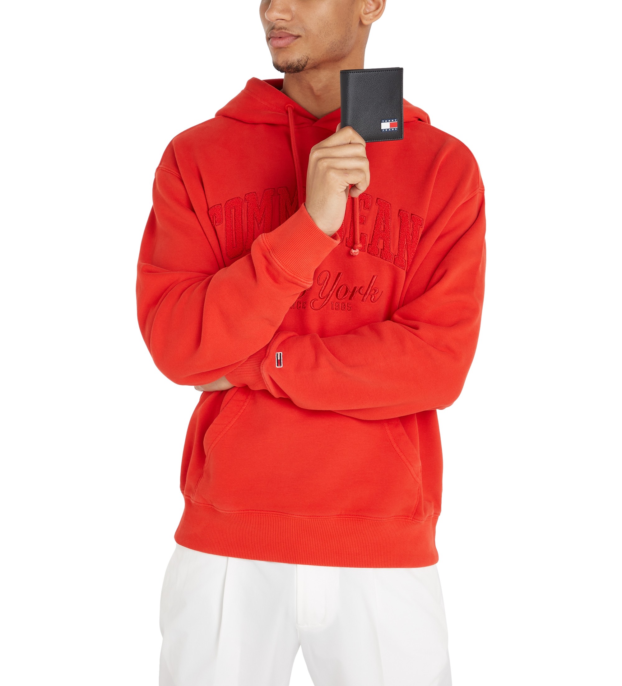 Tommy Hilfiger Heritage Slim lderpung sort