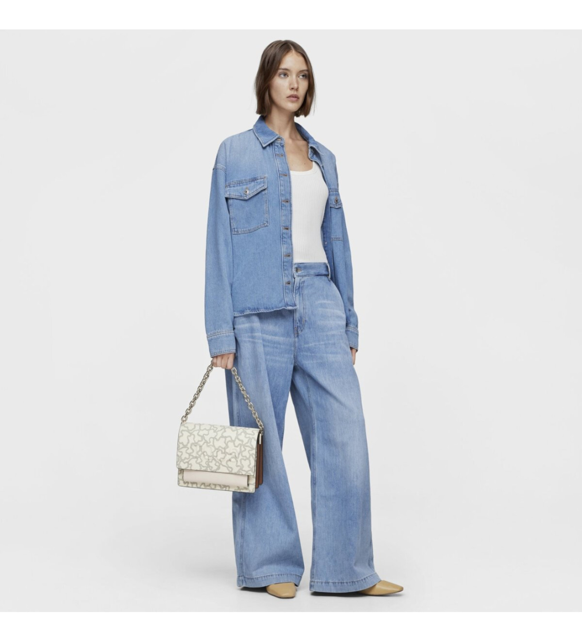TOUS M. Audree Chain K Icon Bolsa Bege
