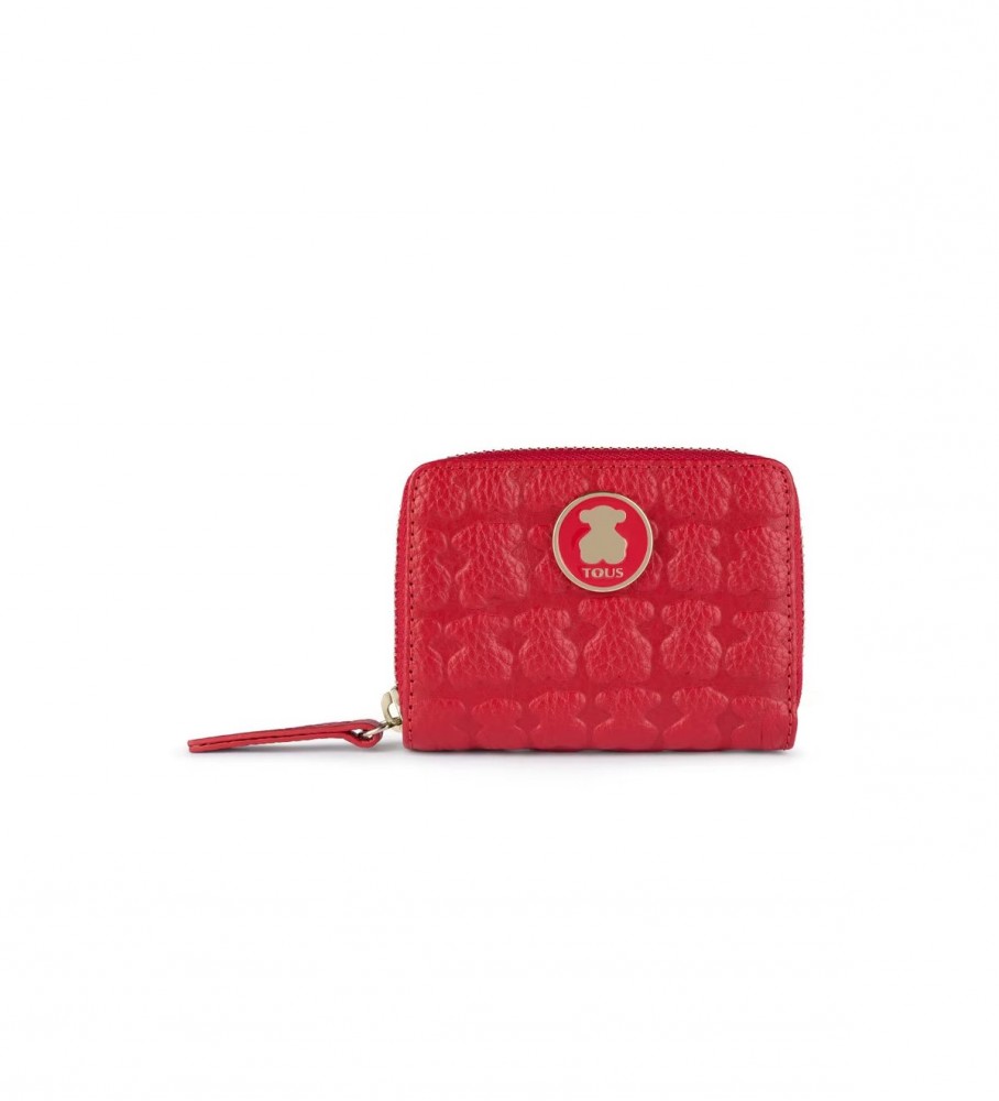 Tous Leather wallet M. Sherton red