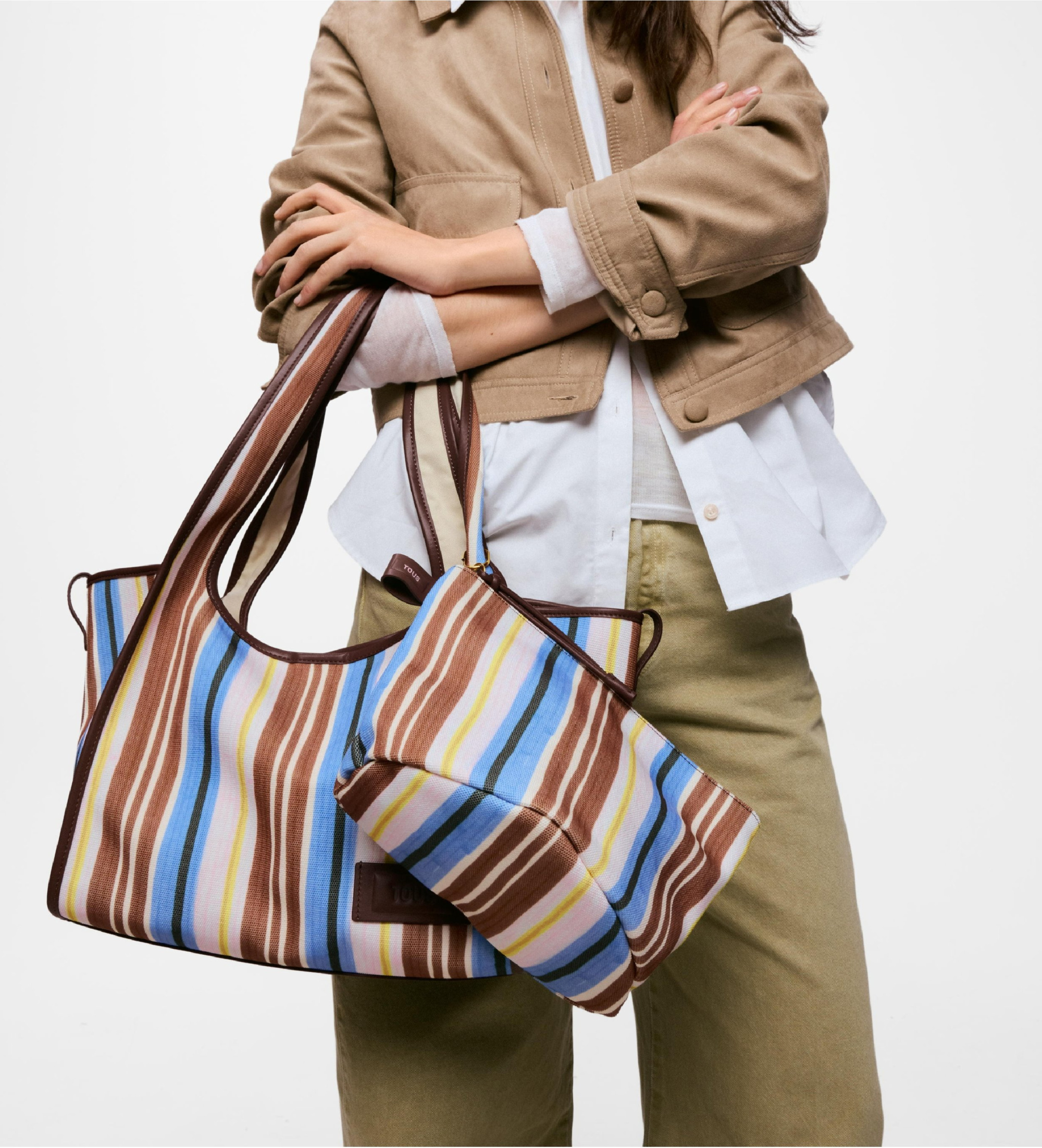 TOUS Bolso Shopper XL Summer Holid Canvas multicolor