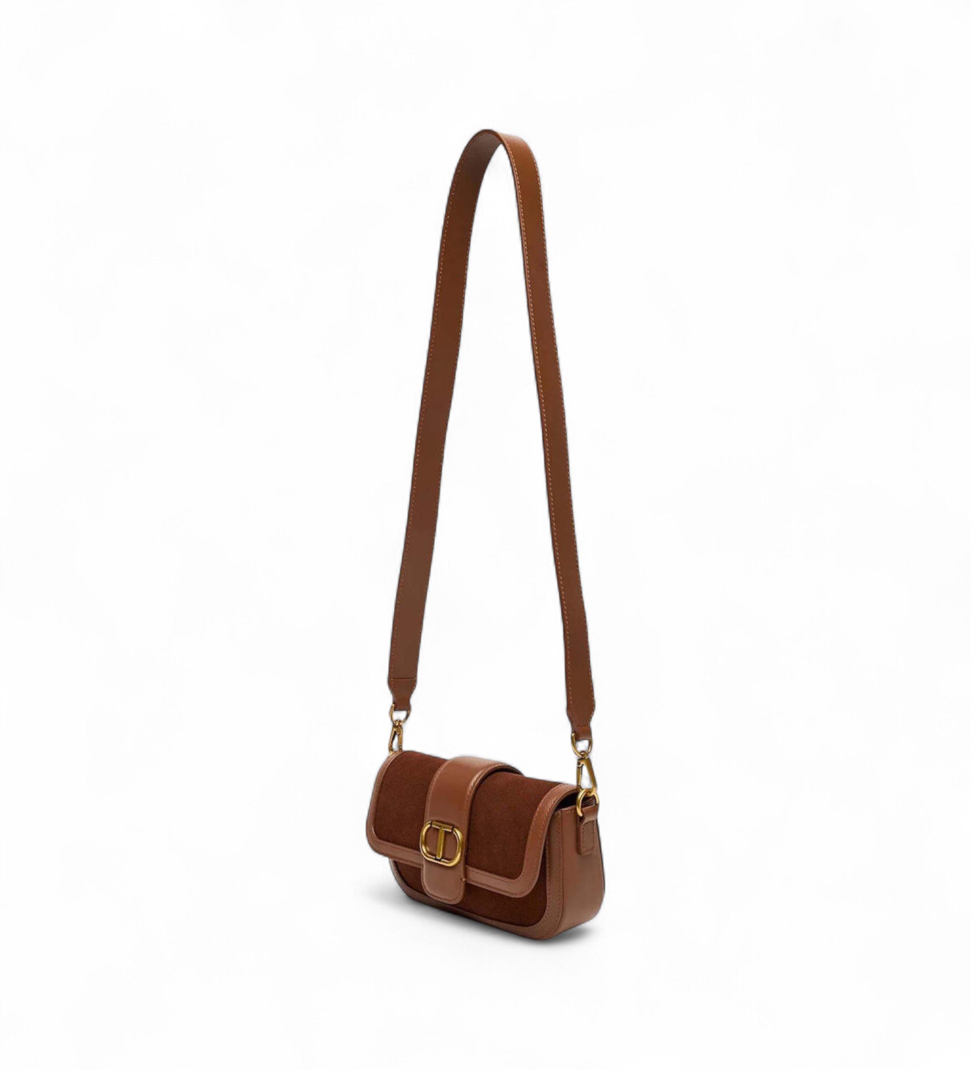 Twinset Braune Ledertasche