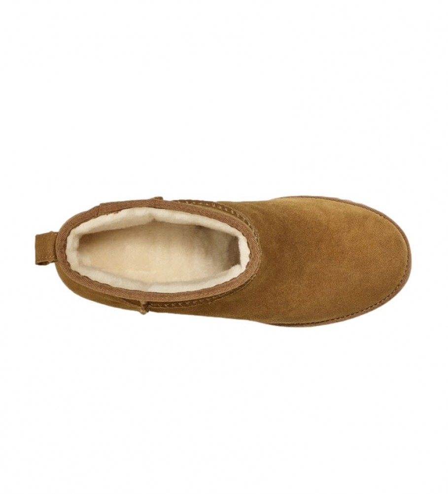 UGG Botas de piel Classic Femme Mini camel -altura cuña interior: 5cm- -  Tienda Esdemarca moda, calzado y complementos - zapatos de marca y  zapatillas de marca