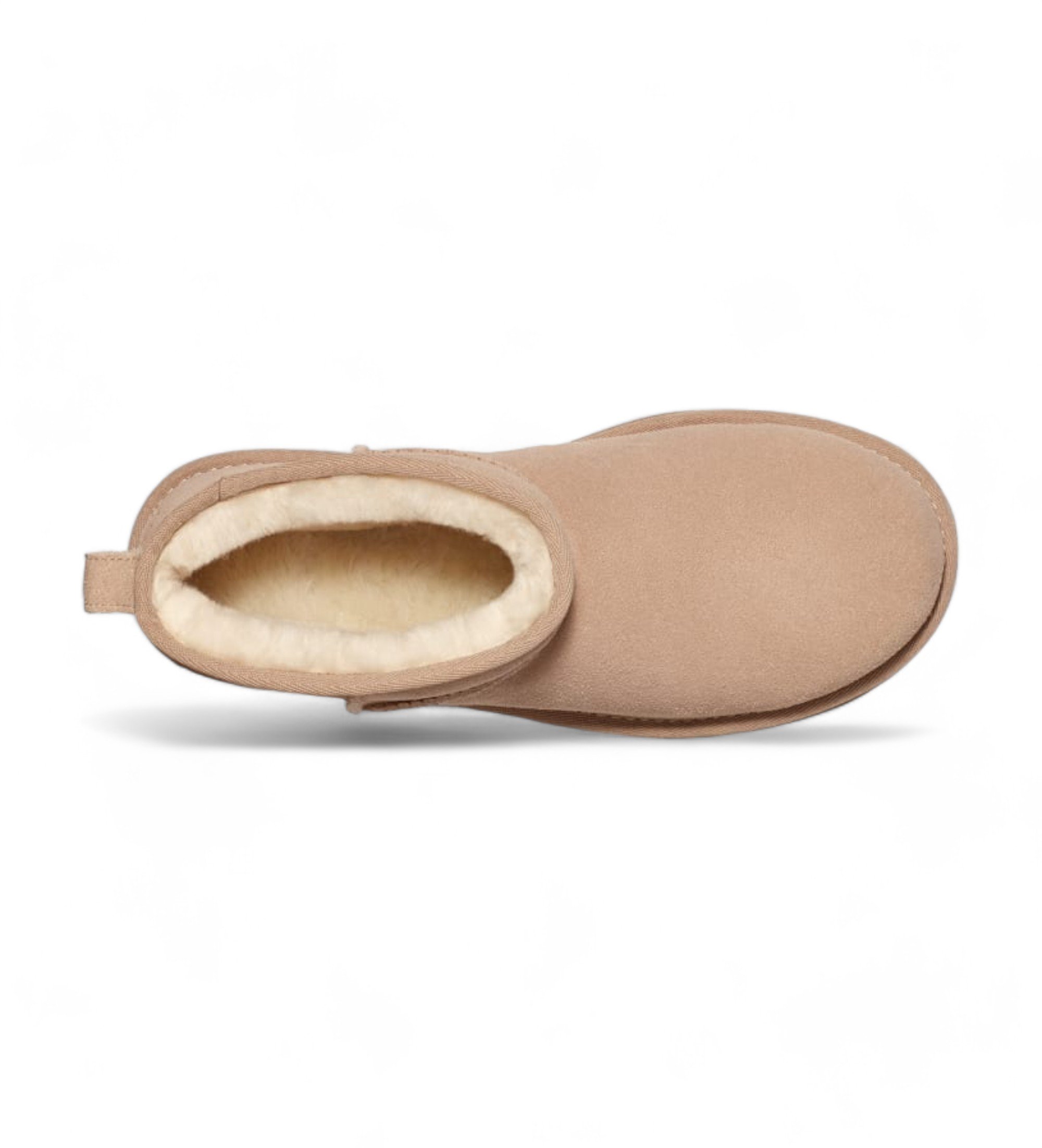 UGG Classic Ultra Mini Platform L�der Ankelst�vler beige