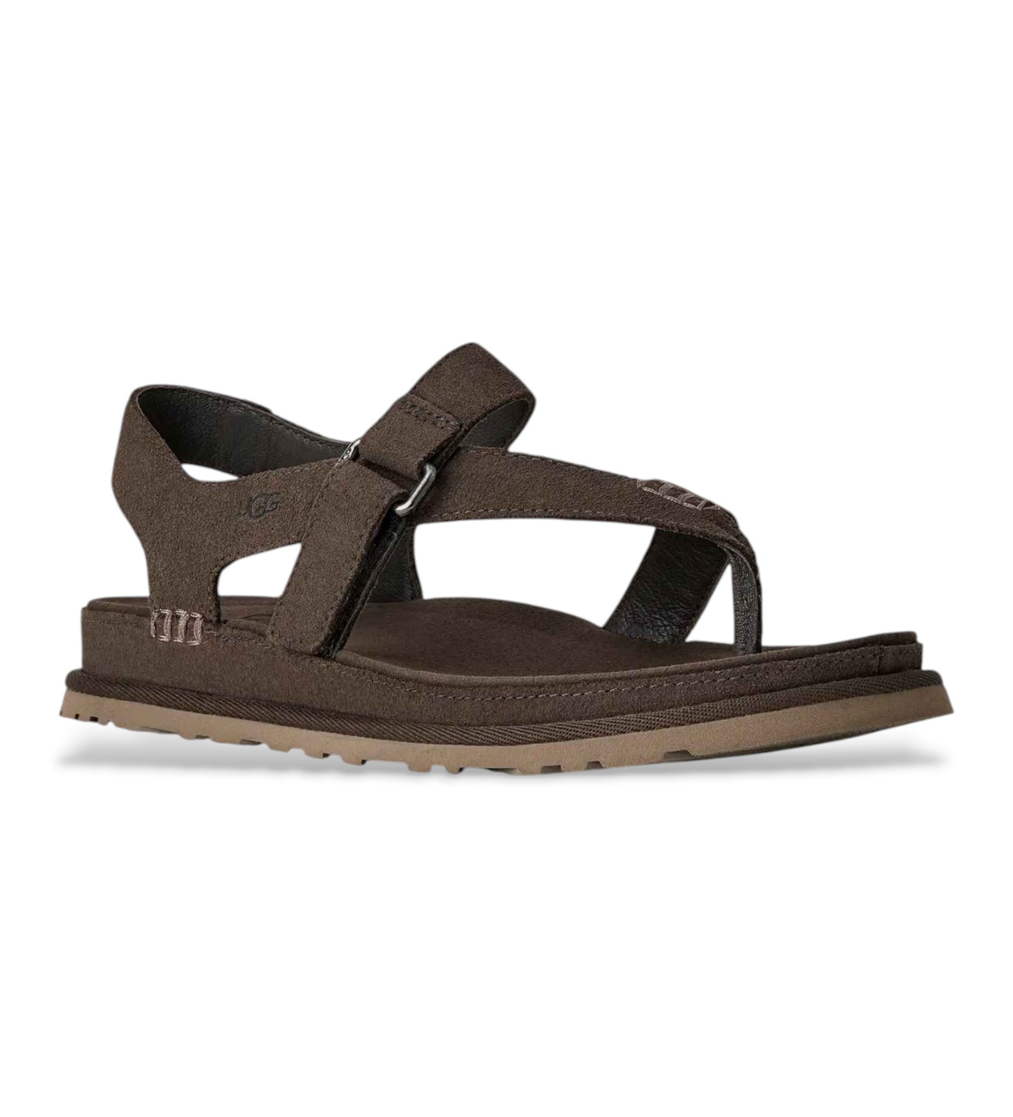 UGG GoldenGaze tåspids-sandaler i brunt læder
