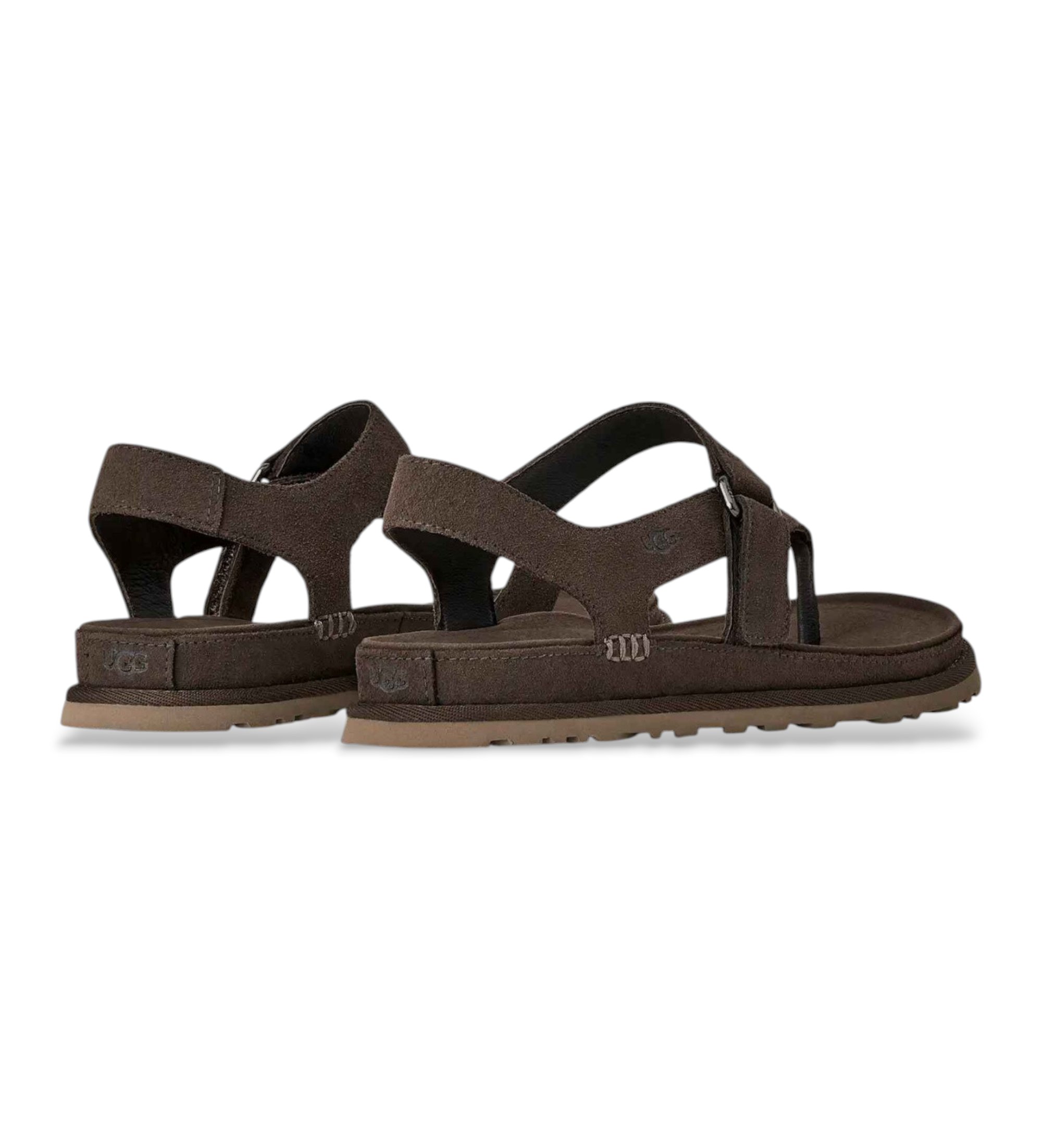 UGG GoldenGaze tåspids-sandaler i brunt læder