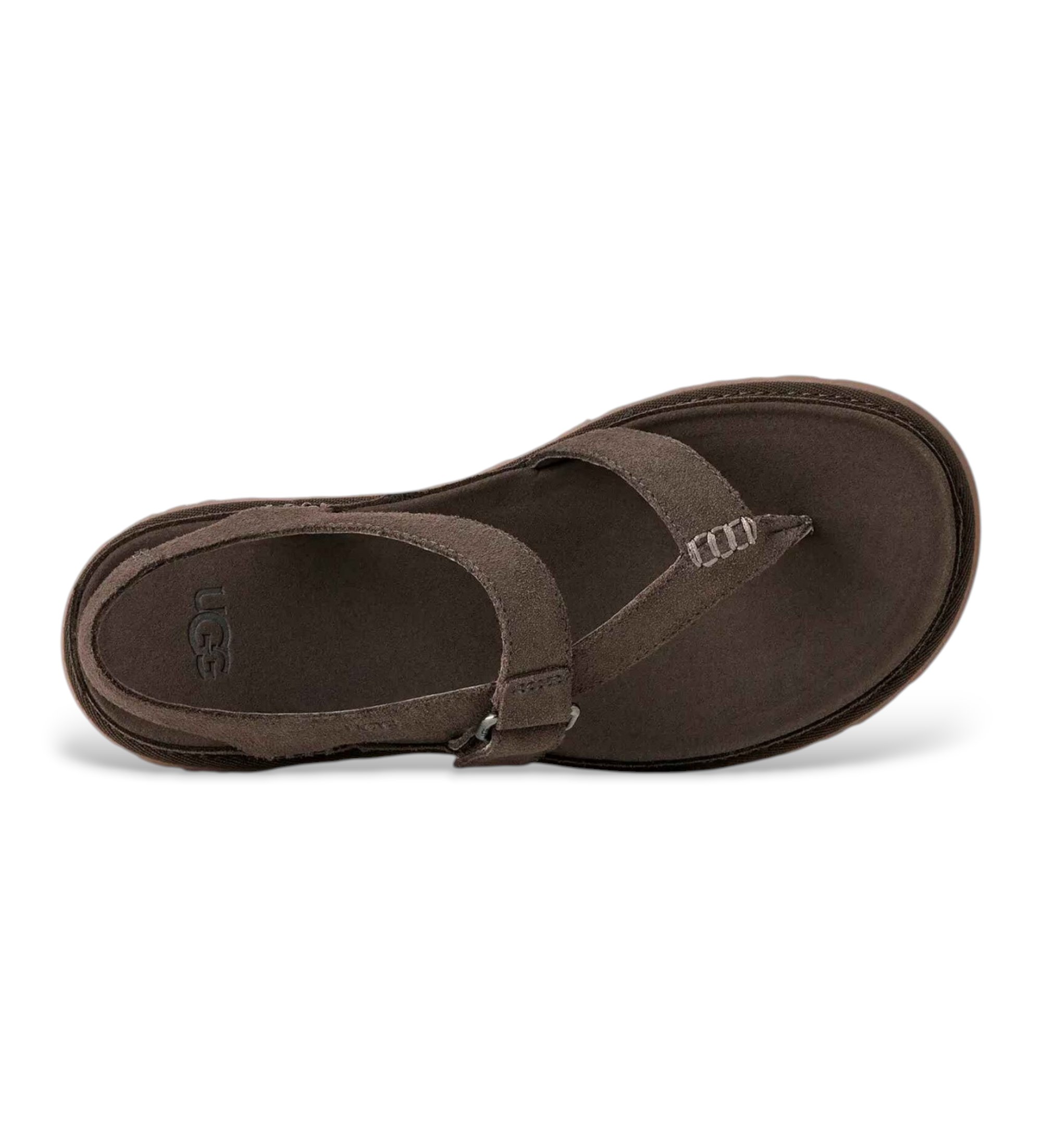 UGG GoldenGaze tåspids-sandaler i brunt læder