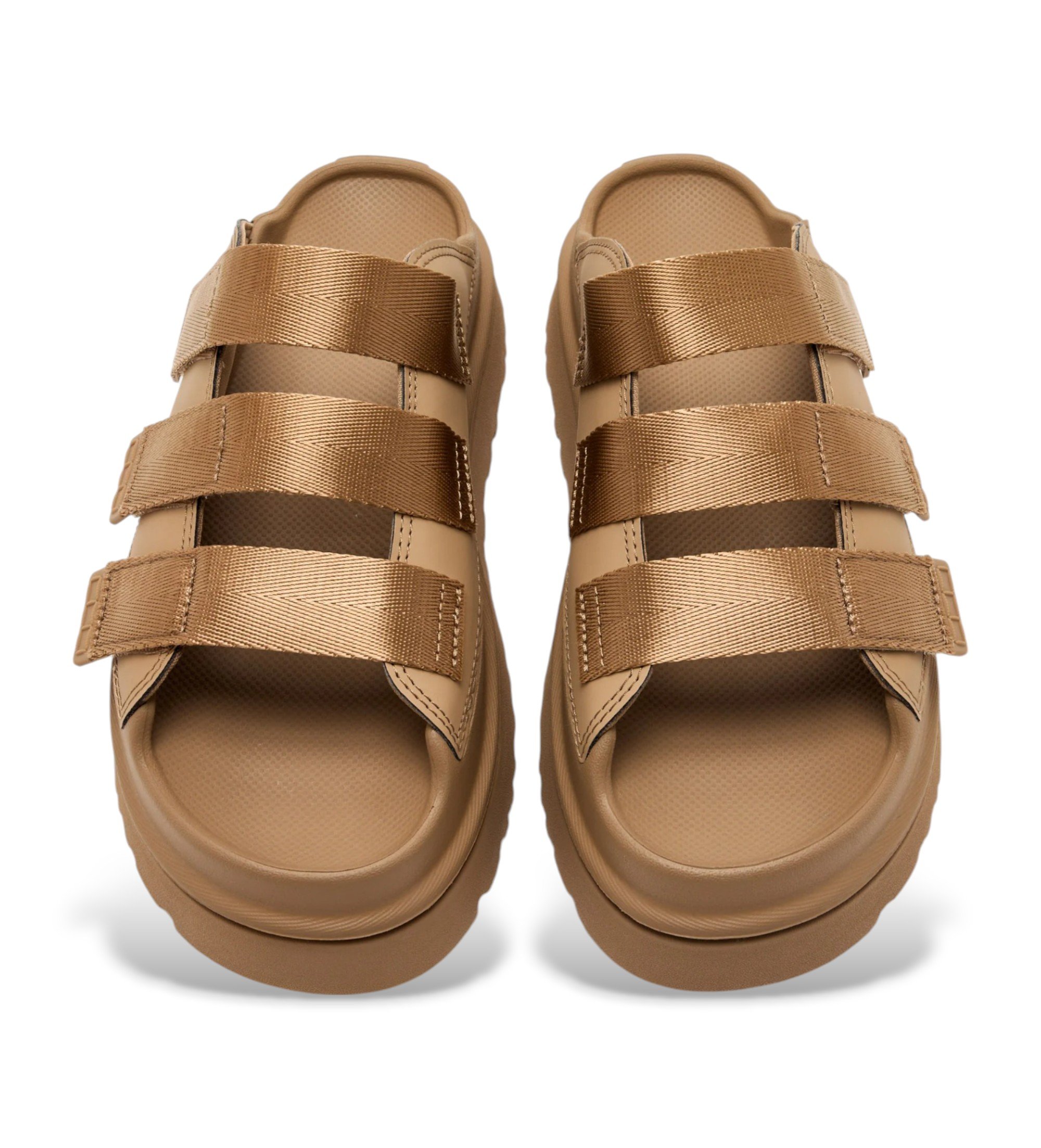 UGG GoldenGlow sandales en cuir marron